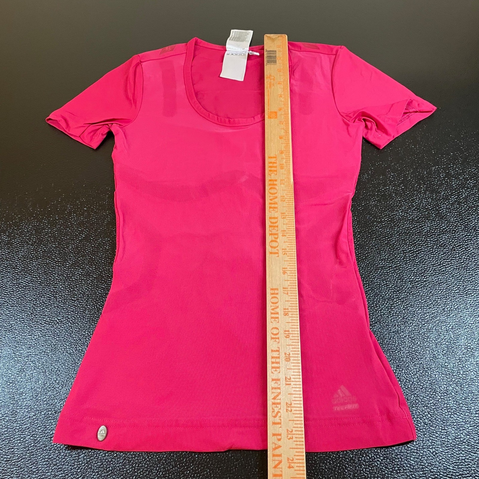 Adidas Clima365 Techfit Training Top Athletic Shirt Hot Pink Womens Medium