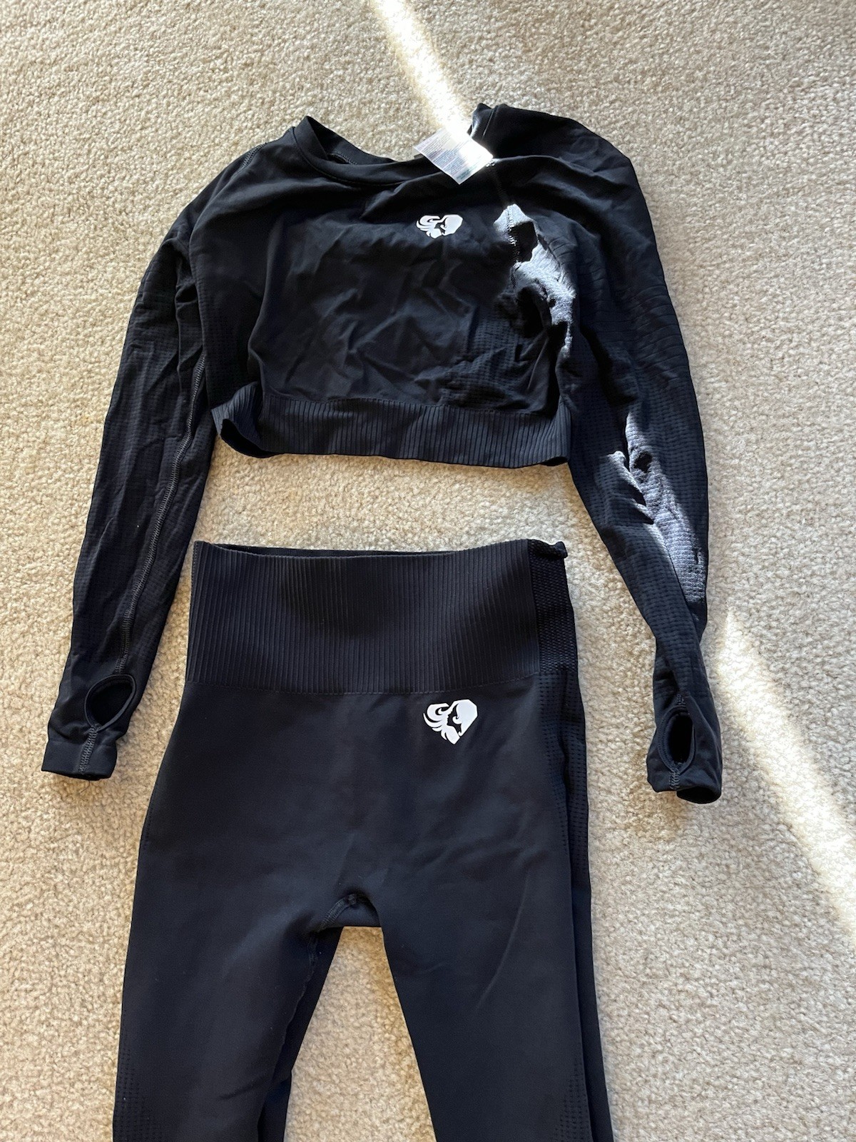 Women’s Best Power Seamless Long Sleeve Crop Top with Power Seamless Leggings