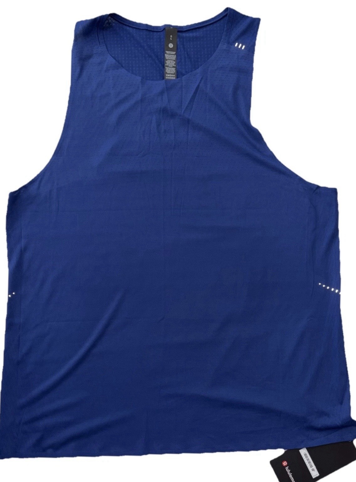 NWT☀️LULULEMON☀️LARGE (MENS)☀️FAST & FREE TANK☀️CLUB BLUE☀️LIGHTWEIGHT