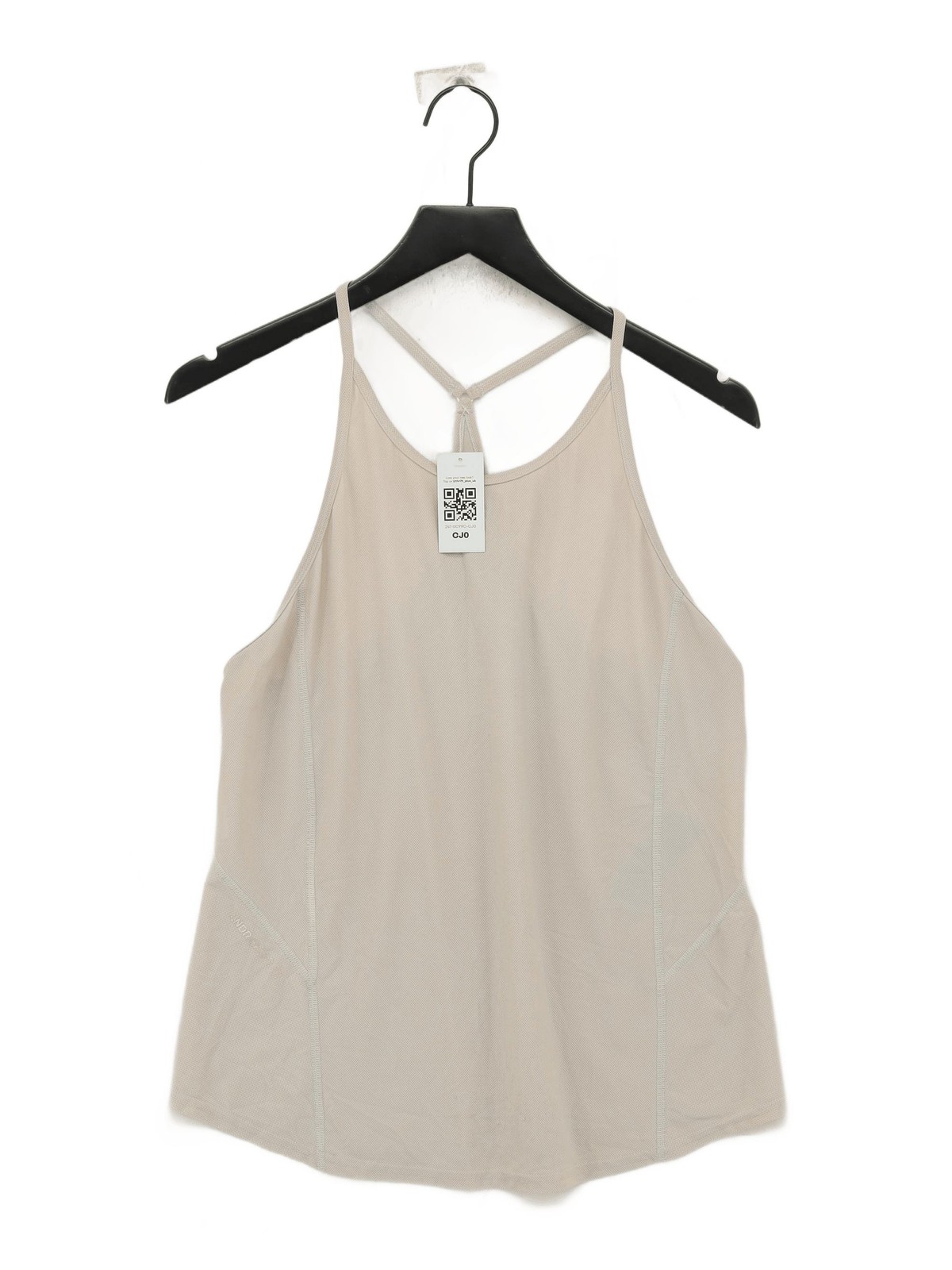 LNDR Women’s T-Shirt L Cream Polyamide with Elastane Sleeveless Basic