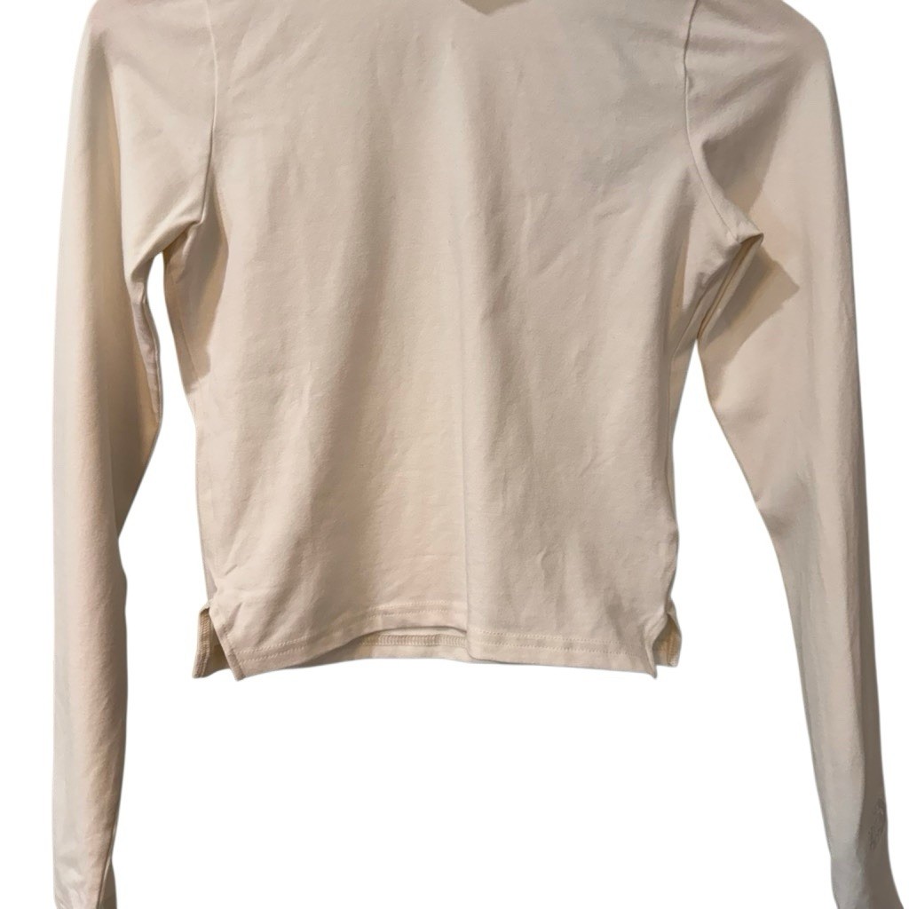 NWT The North Face Long Sleeve Evolution Fitted Small Gardenia White