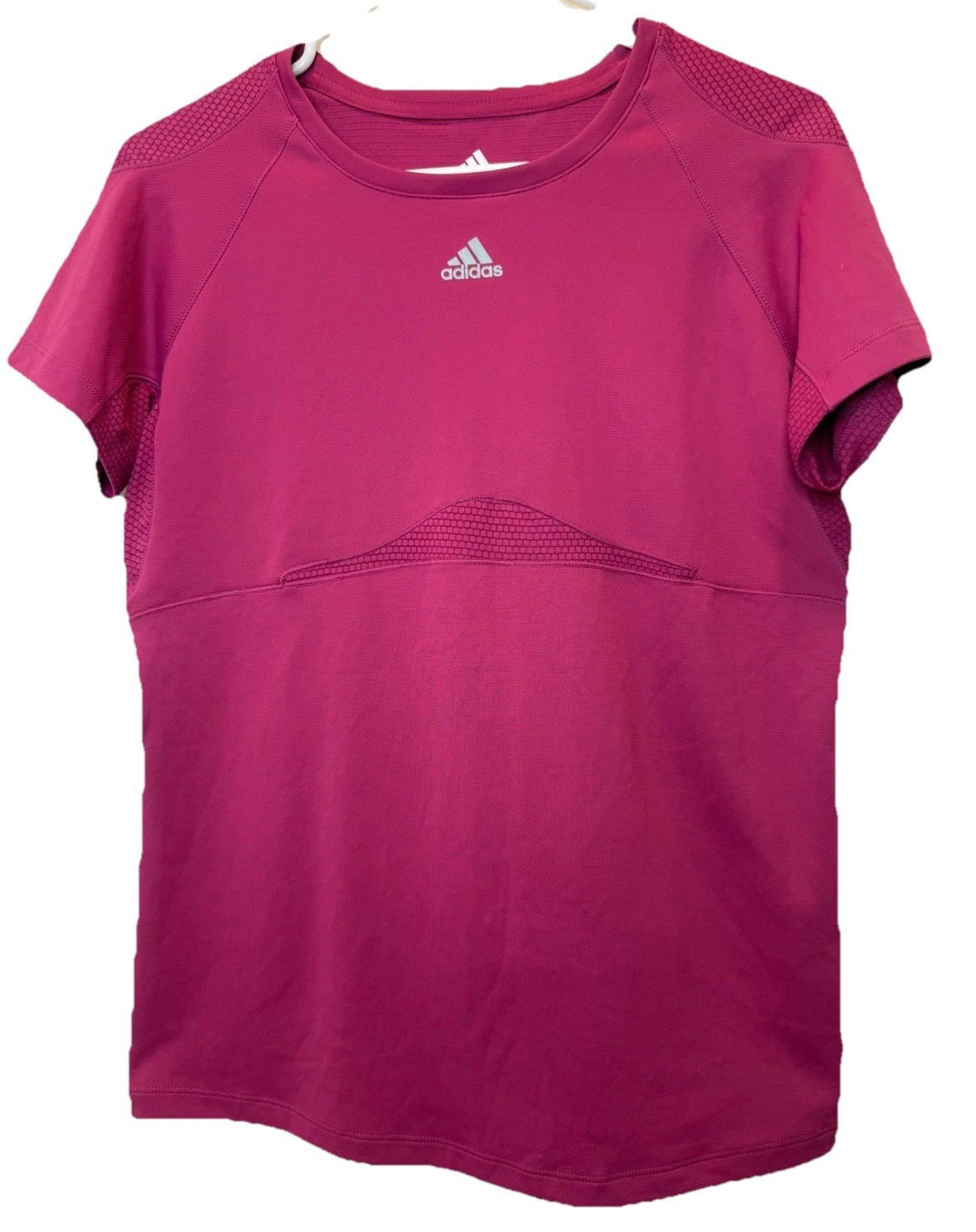 Adidas Training T-Shirt Athletic Activewear Top Gym Workout Tee Pink M medium