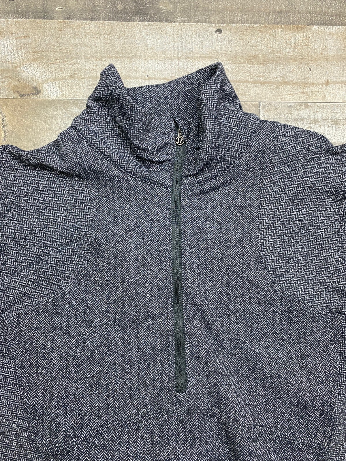 Lululemon Jacket Size 12 Kanto Catch Me Herringbone Half 1/2 Zip Pullover Shirt
