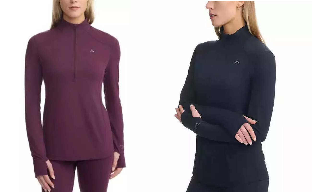 Paradox Women’s 1/4 Zip Merino Wool Blend Base Layer Top
