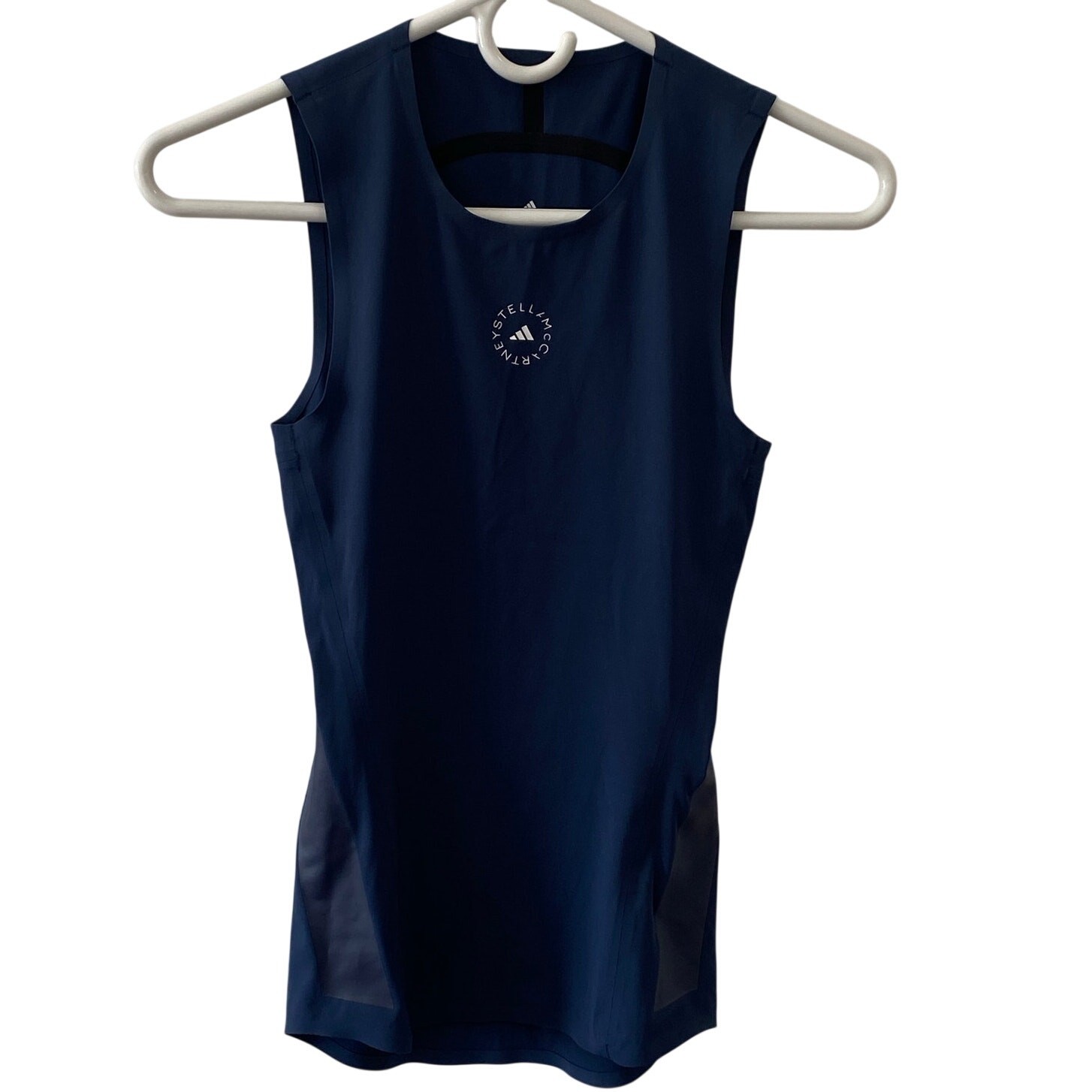 adidas by Stella McCartney Support Core Tank Top in Navy Blue Size 2XS
