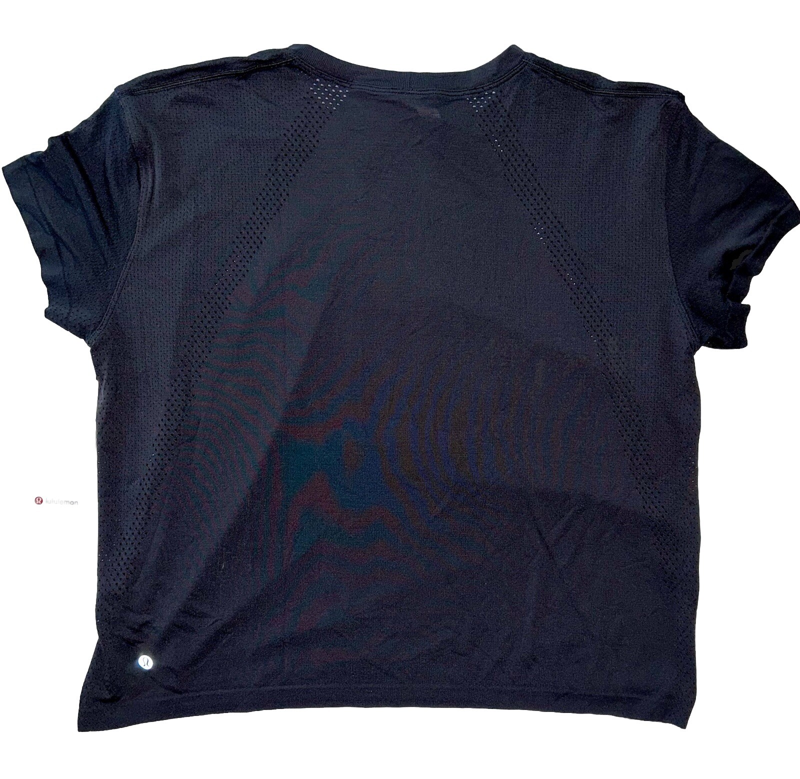 NWT💎LULULEMON💎SIZE 16💎TRAIN TO BE*SHORT SLEEVE💎BLACK💎PERFECT VENTILATED TEE