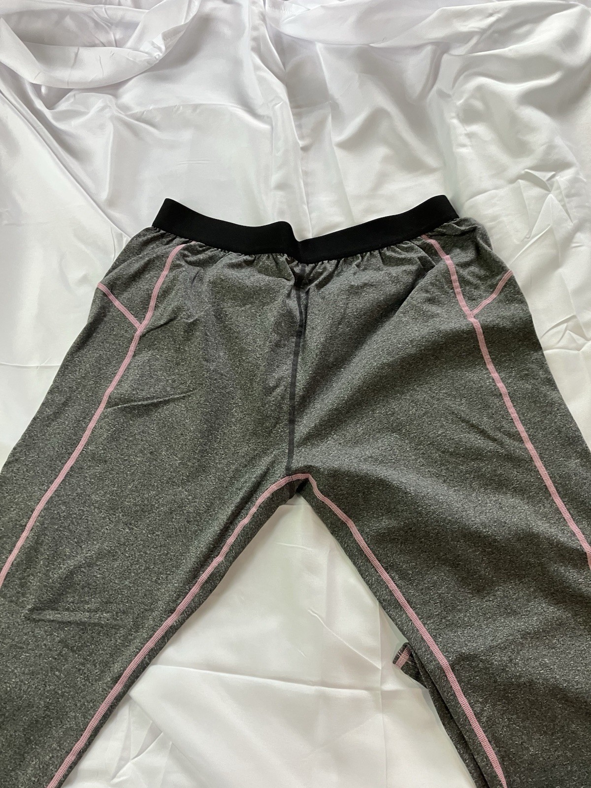 Womens 2-piece Hiking Base Layer, Size 3X, Gray And Pink