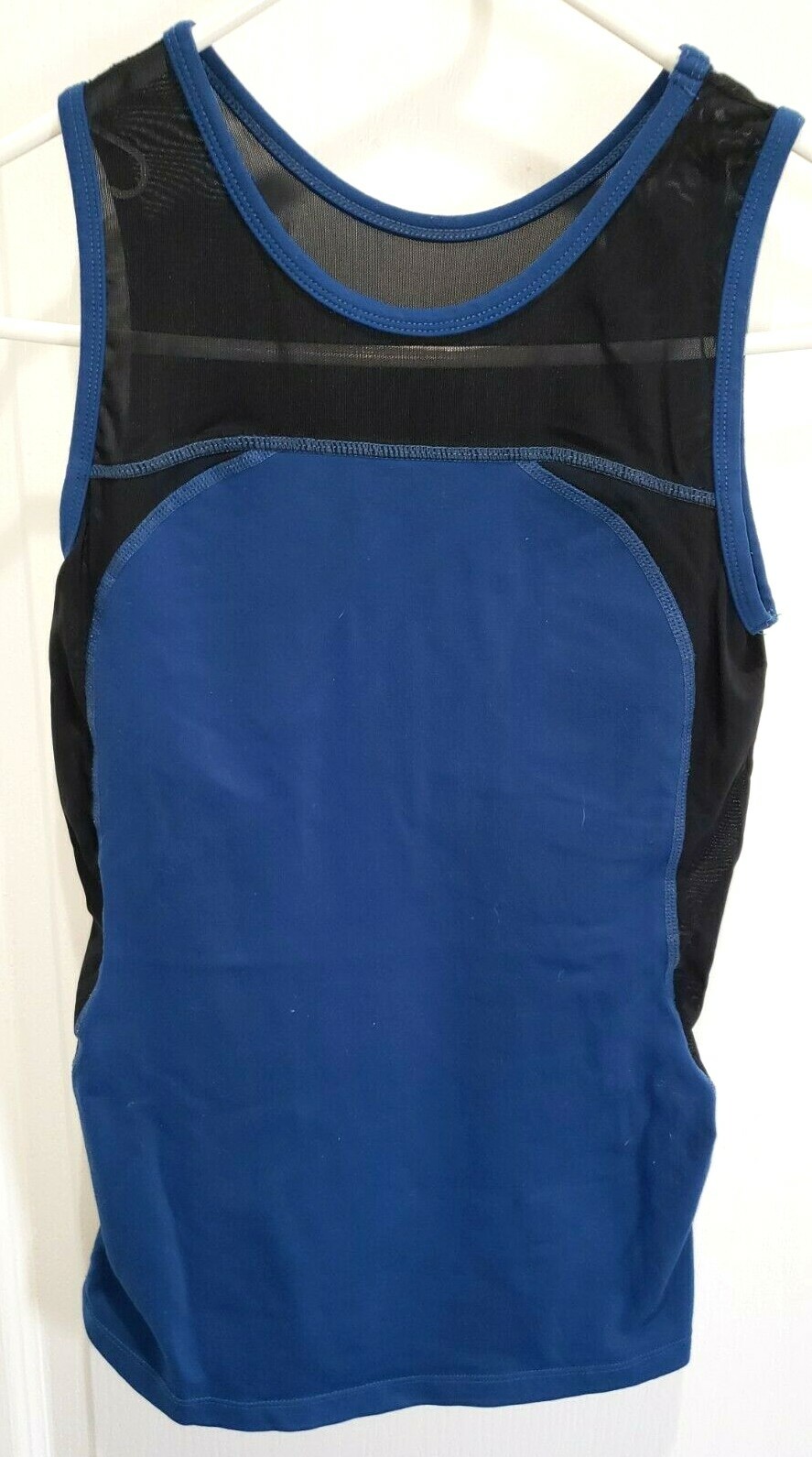 KIRAGRACE womens SPORTS WEAR TANK TOP dark blue black SMALL sports bra inside SU