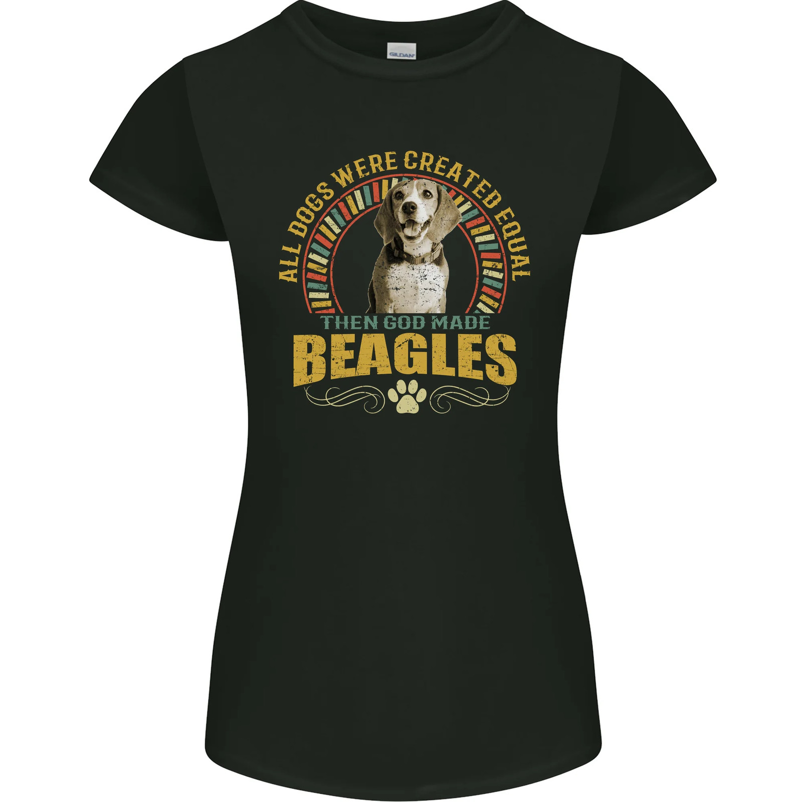 A Beagle Dog Womens Petite Cut T-Shirt