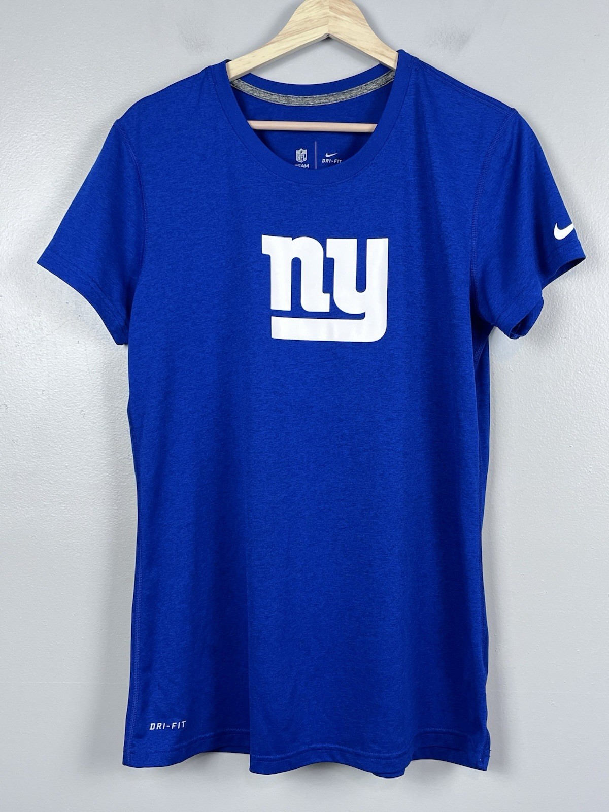 Nike x NFL Team Women’s Dri-Fit New York Giants Performance Tee Size L; Football