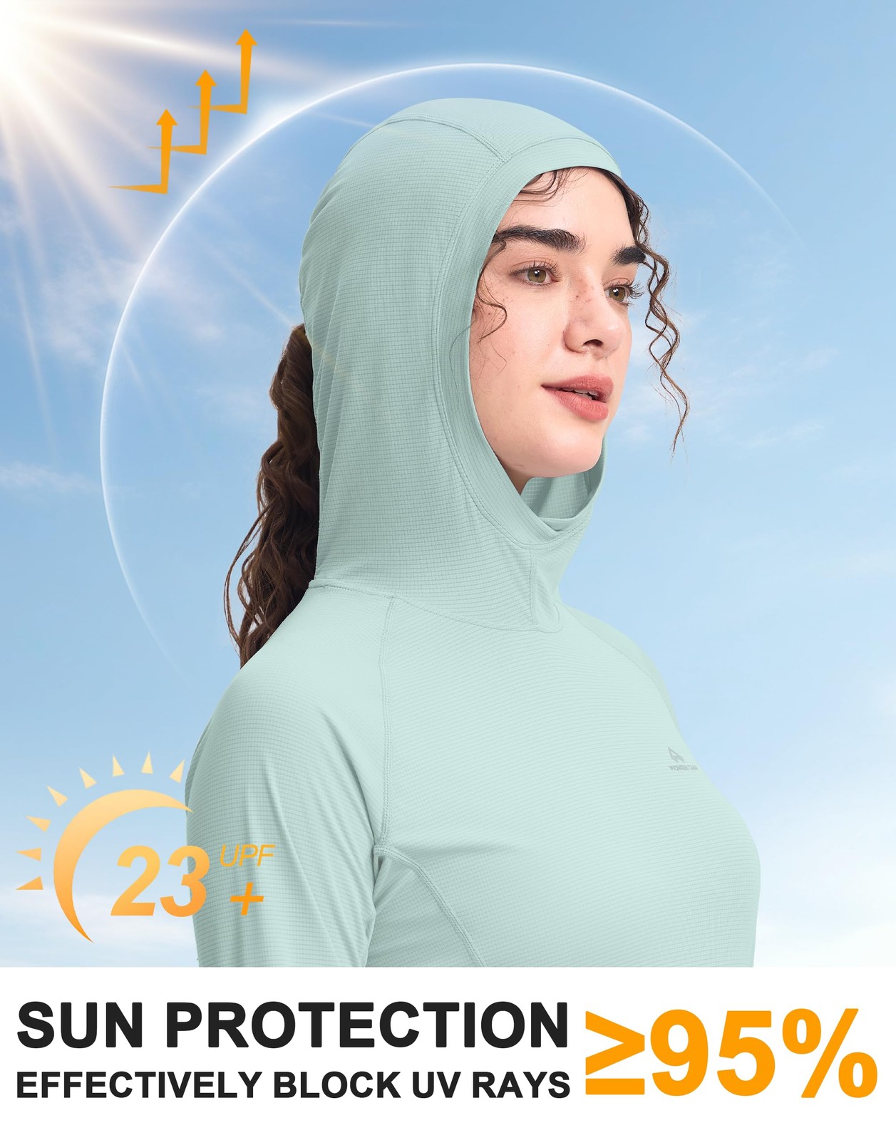 Womens Ultra Lightweight Hoodie Breathable Quick Dry Long Sleeve Sun Protecti…