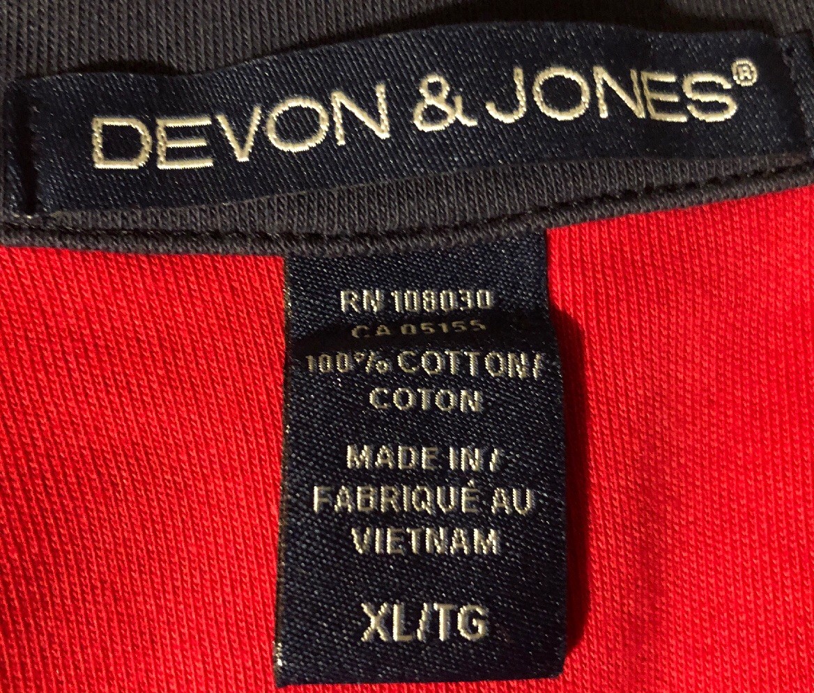 Devon & Jones Womens Performance 1/4 Zip Sz XL Red Drytec Zipper NWT LBB76