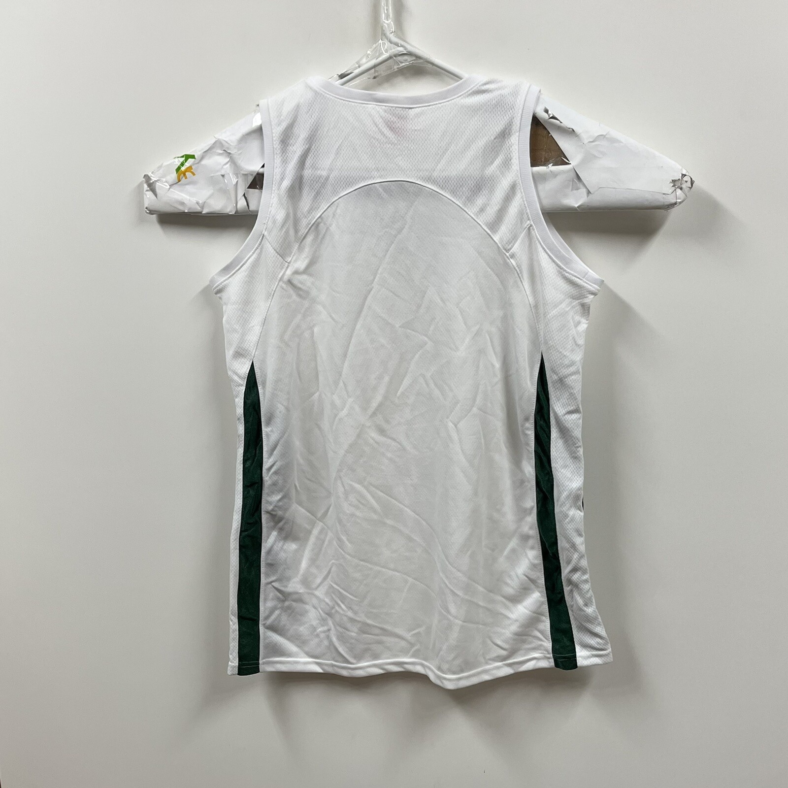 Womens Nike Jersey Medium White Dark Green Blank Ladies Basketball