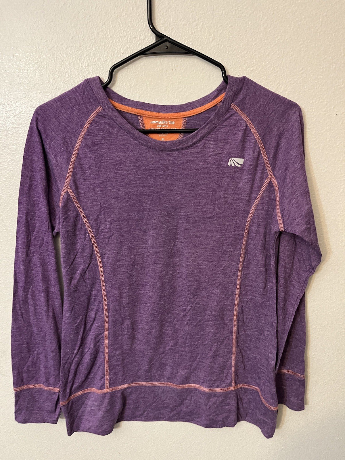 Marika Tek Womens Purple Long Sleeve Performance Top Size Medium