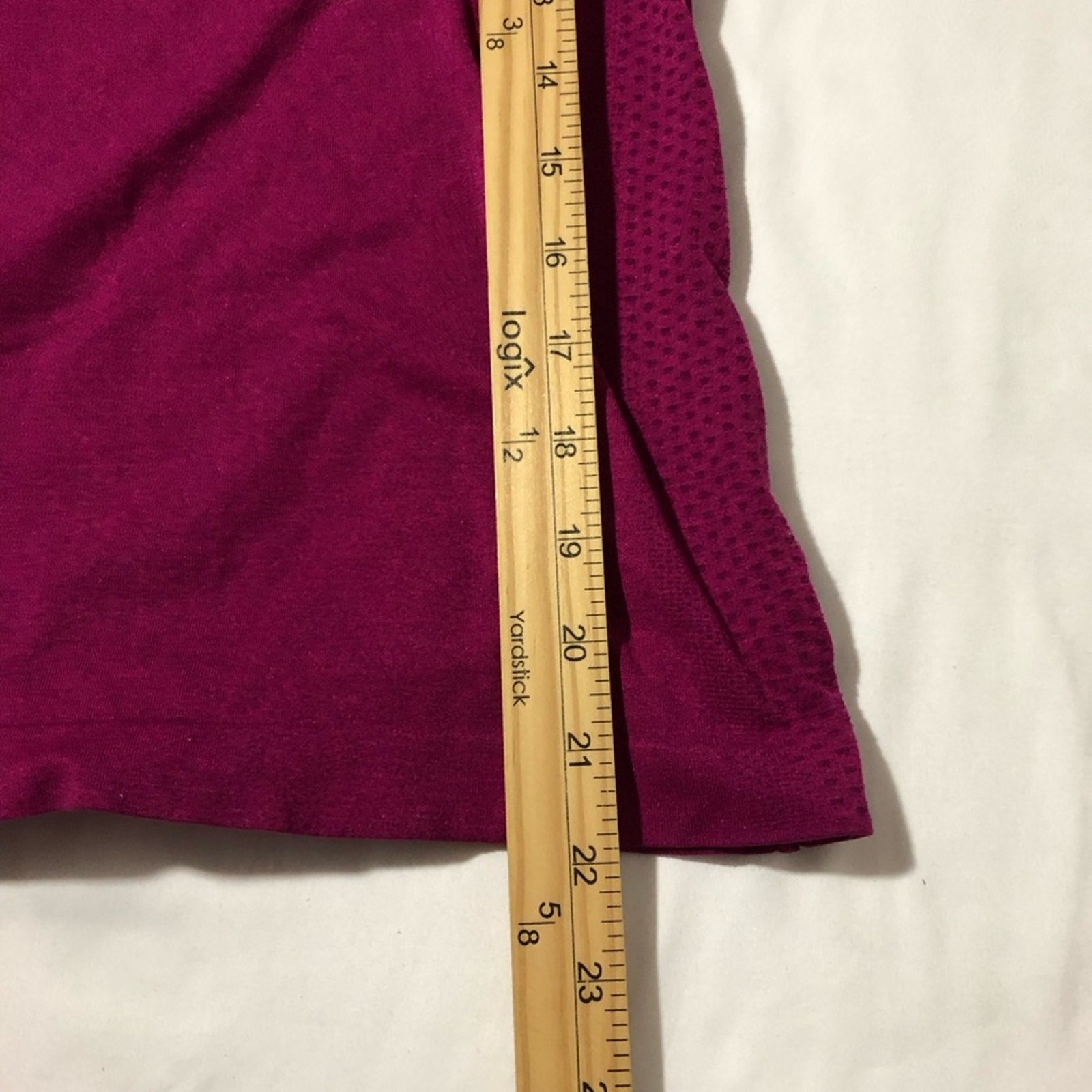 Figs seamless long sleeve base layer hot pink womens S medical workwear