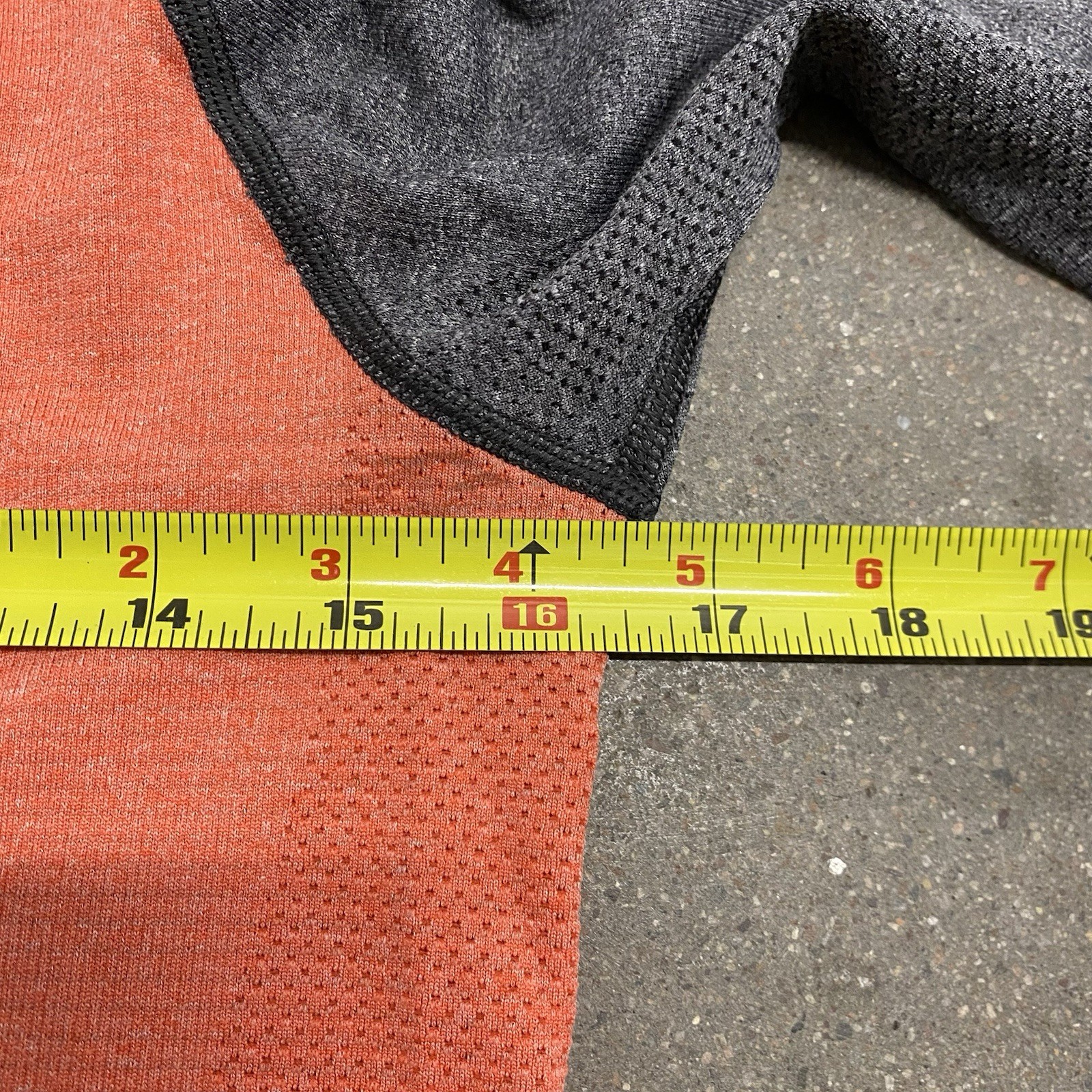Lululemon Run Swiftly Tech Long Sleeve Shirt Women’s 8 Coral Gray