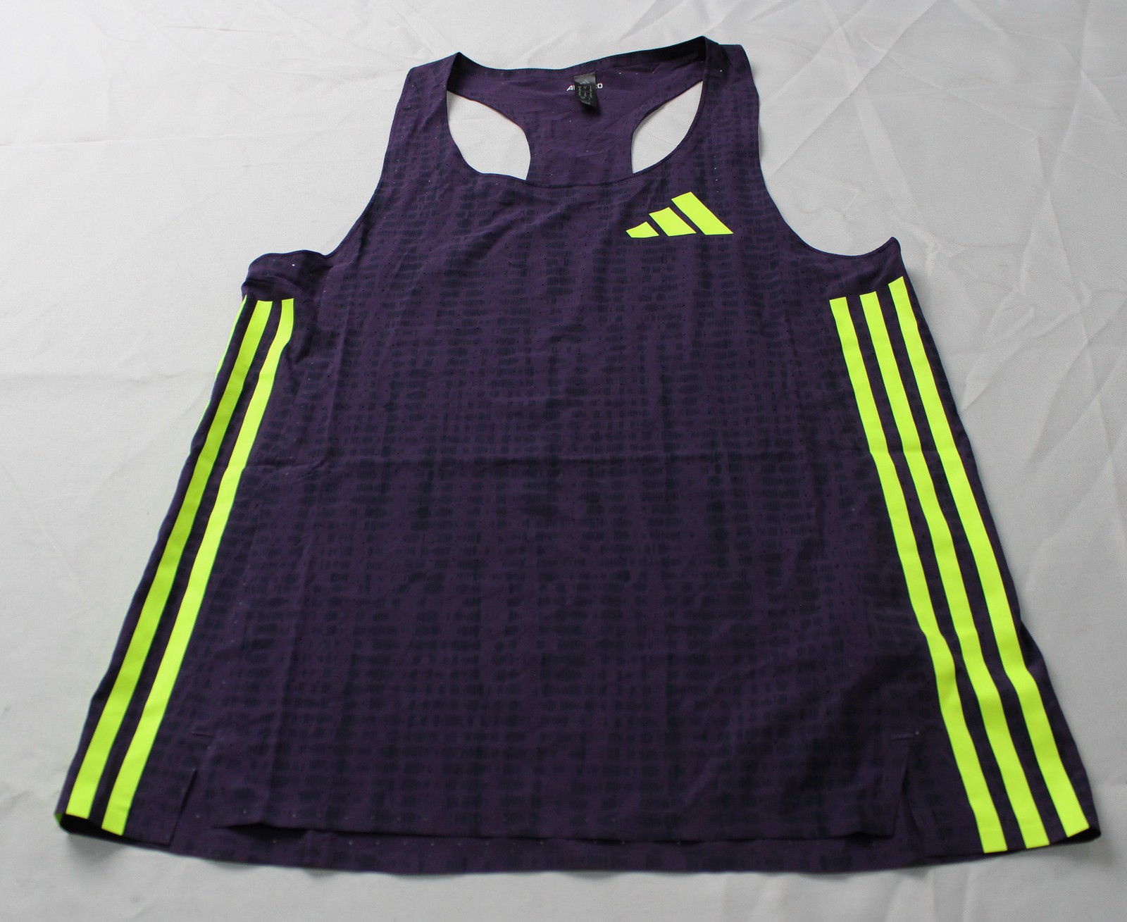 Adidas Women’s 2026 Pro Elite Promo Singlet BE5 Aurora Plum/Solar Yellow Small