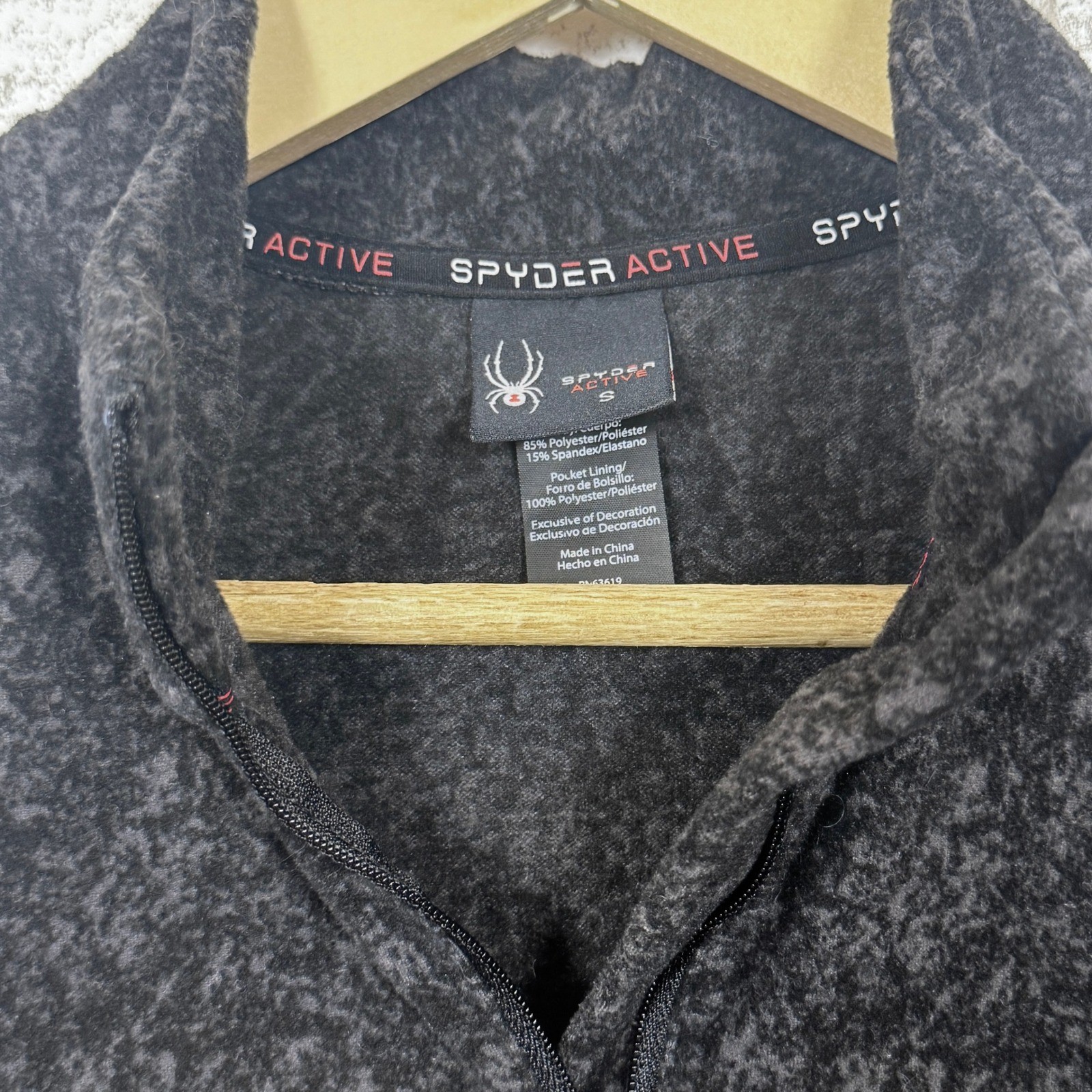 Spyder Active Quarter Zip Pullover Womens S Fleece Athletic Hiking Outdoors