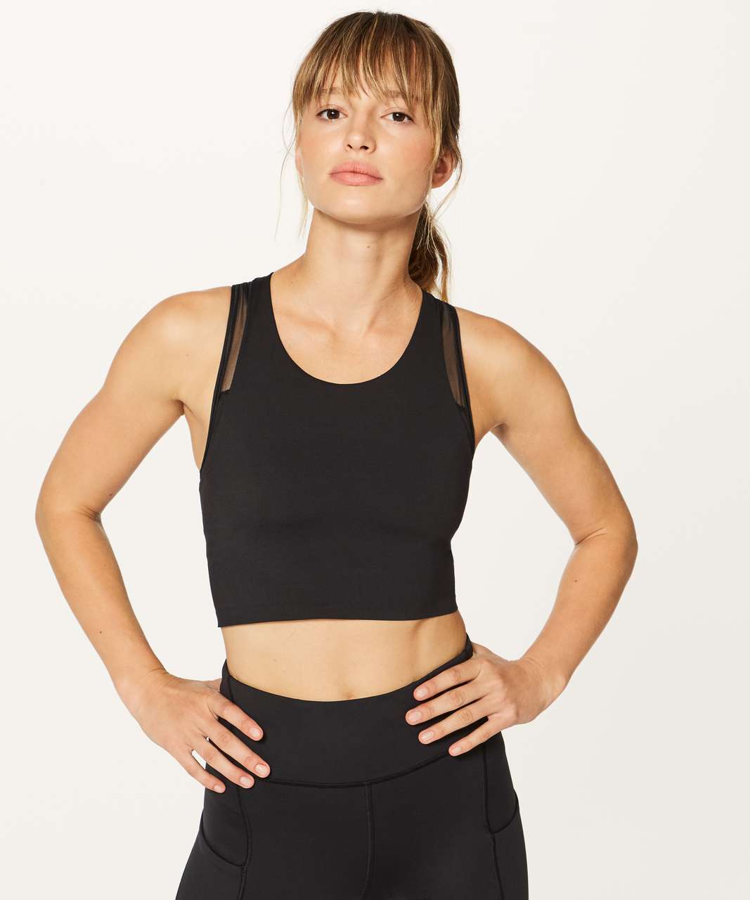 NWOT – Lululemon Break Free Tank *Nulux Medium Support For B/C Cup Black SIZE: 2