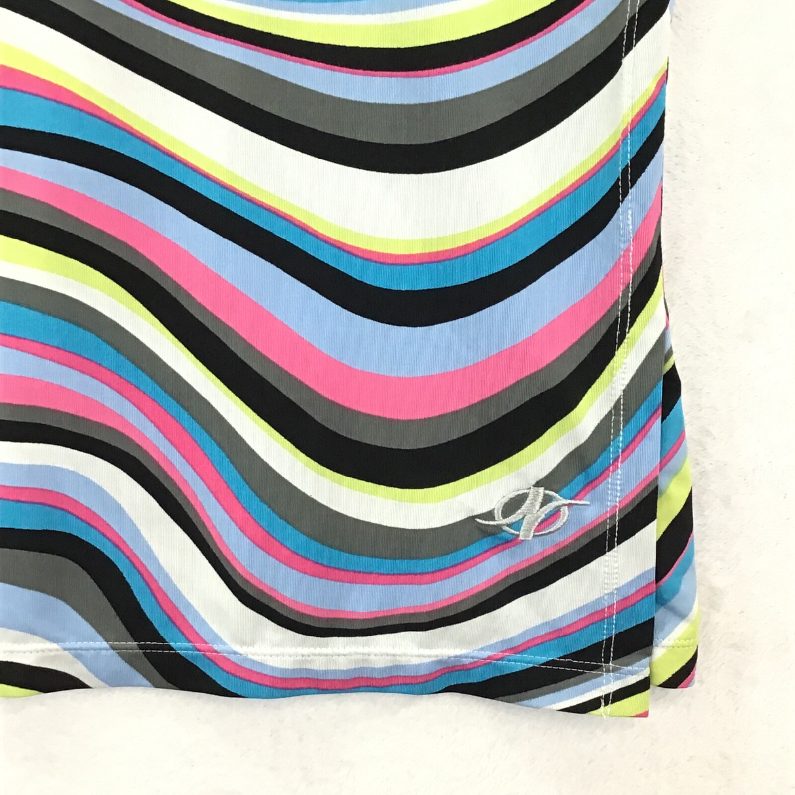 NordicTrack / MOD Psychedelic Sleeveless Stretch Knit Athletic Top / L 14-16