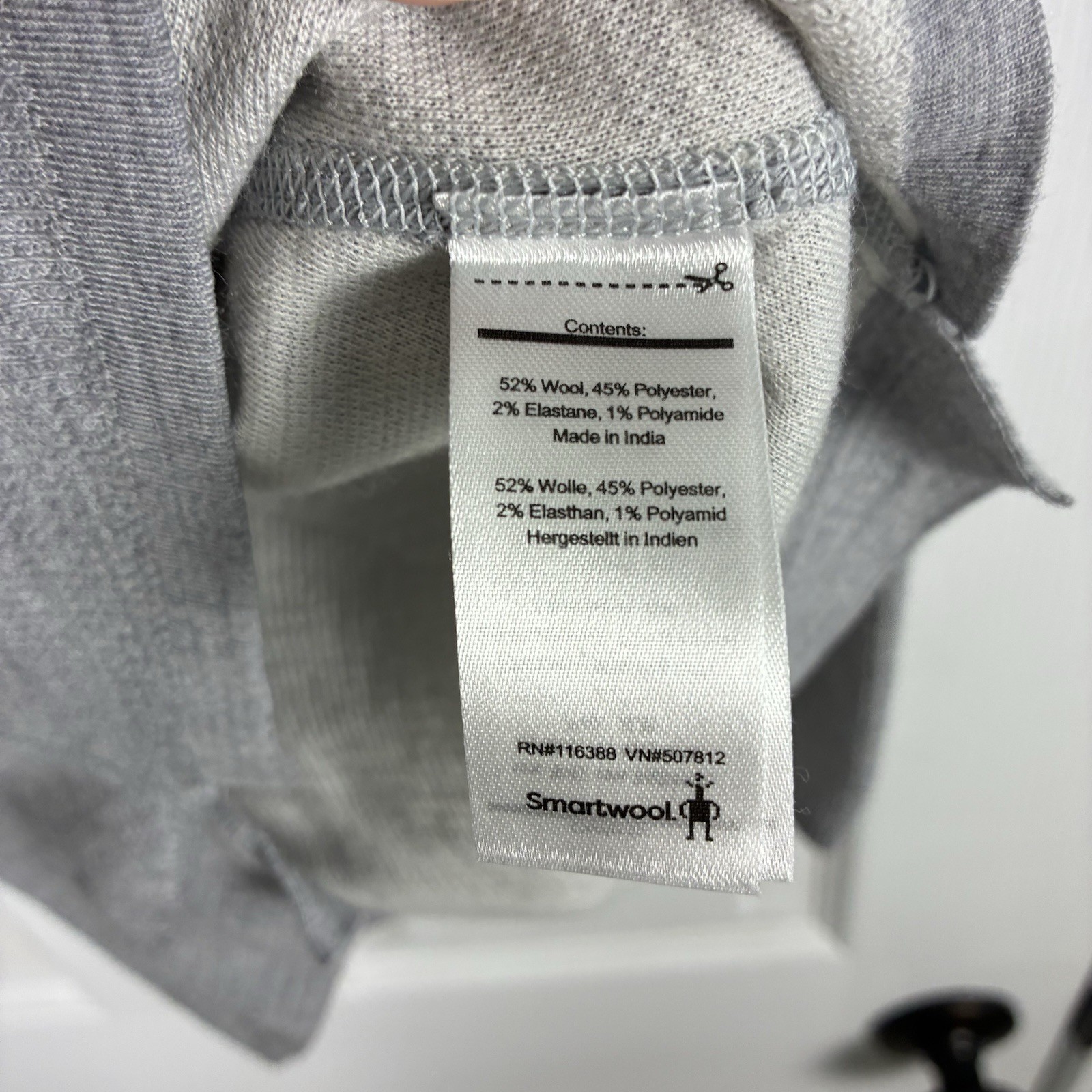 Smartwool Intraknit 200 Long Sleeve Wool Base Layer Shirt Gray Womens Small
