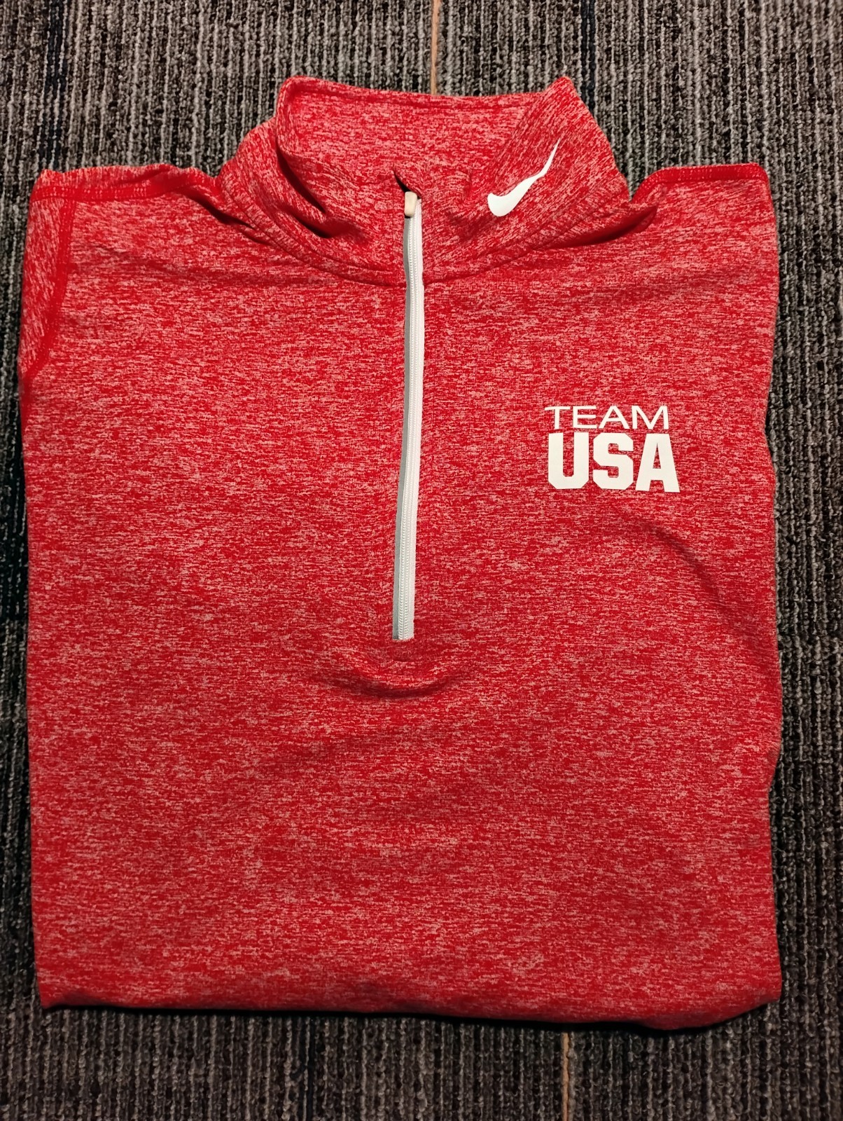 Nike Team USA Element 1/2 Zip Pullover Red Olympics Dri-Fit Sports Women’s XL