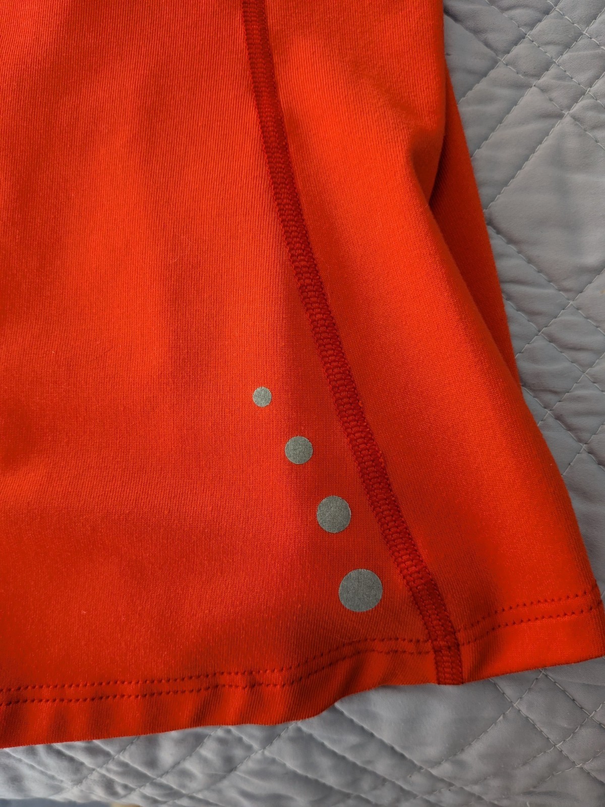 LL Bean Athletic Performance Trail Top Orange Short Sleeve XL #280440 Women’s