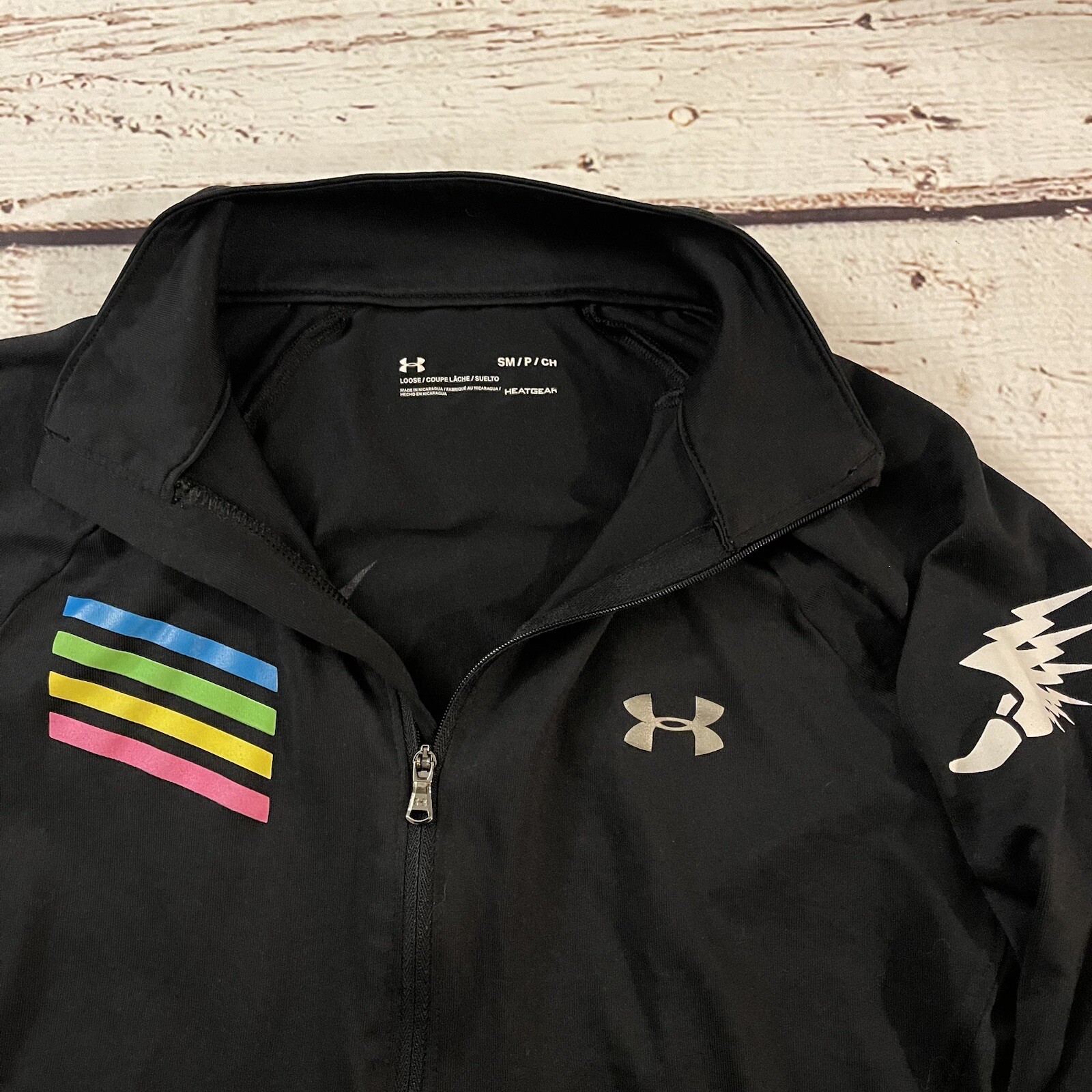 Under Armour Tank/Pullover Womens Small Racerback Electric Athletic Club Running