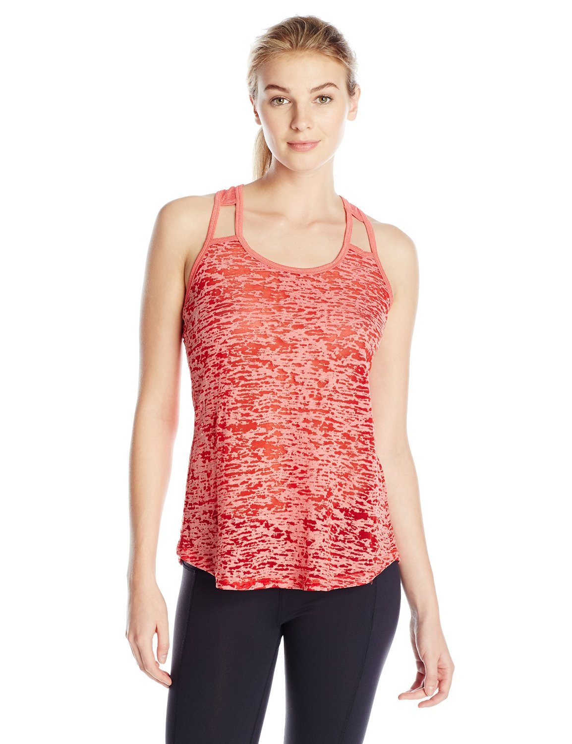 Soybu Debbie Tank Yoga Athletic Top Multiple Sizes Burnout Camo Amore 1X and 2X