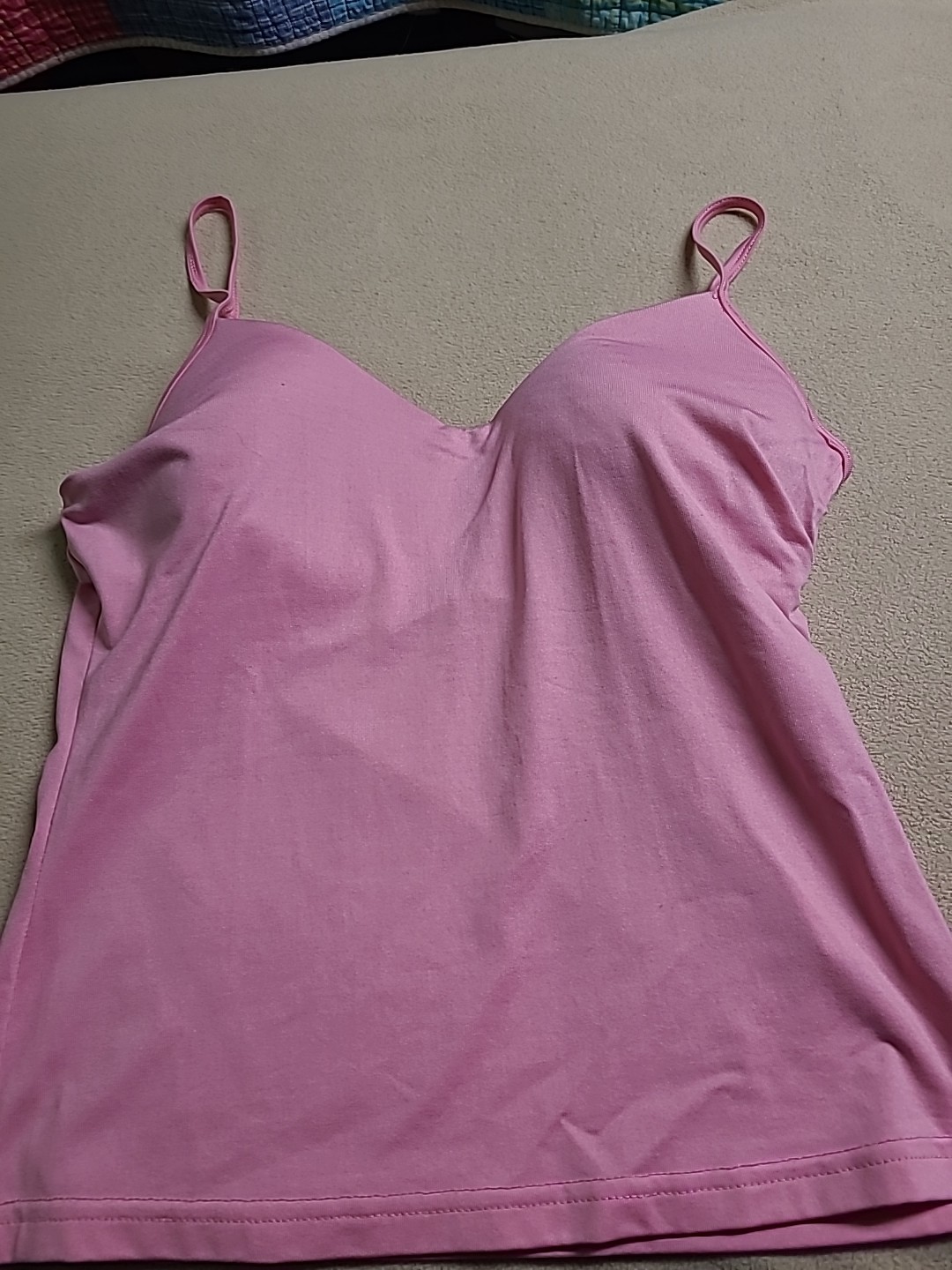 ENERGIE PINK TANK WITH BRA INSERT WOMEN’S