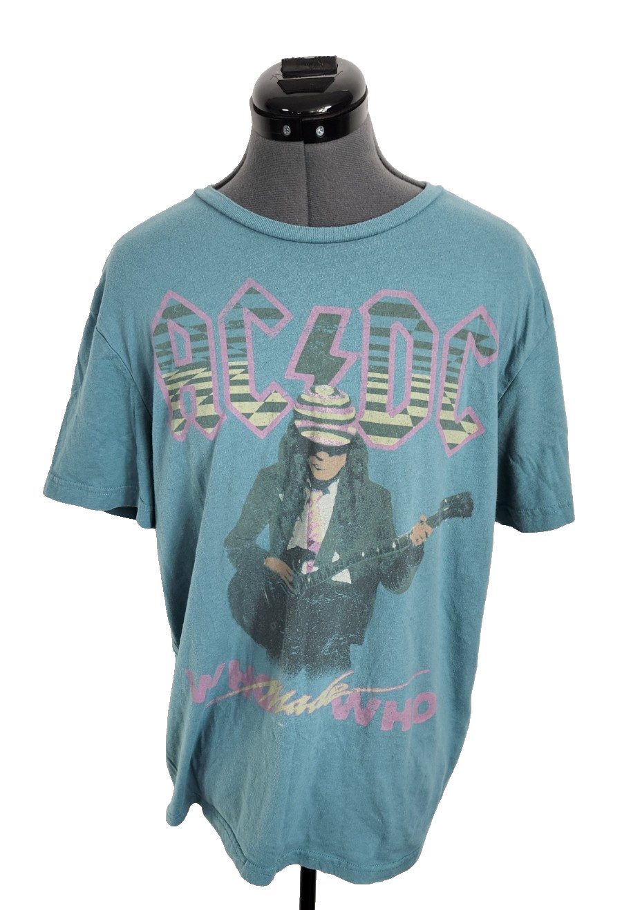 AC/DC Who Made Who Tour T‑Shirt Men’s M • Rock Band Tee