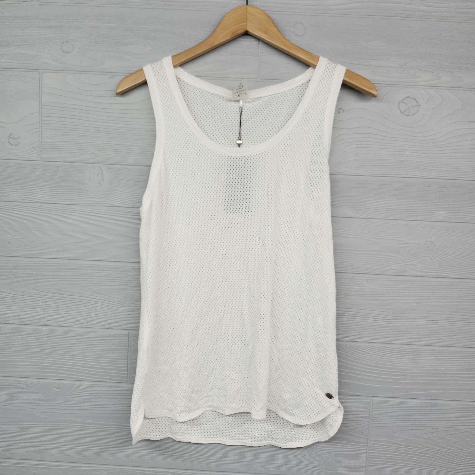 Calia By Carrie Underwood White Move Mesh Tank Top Womens Size Medium NWT