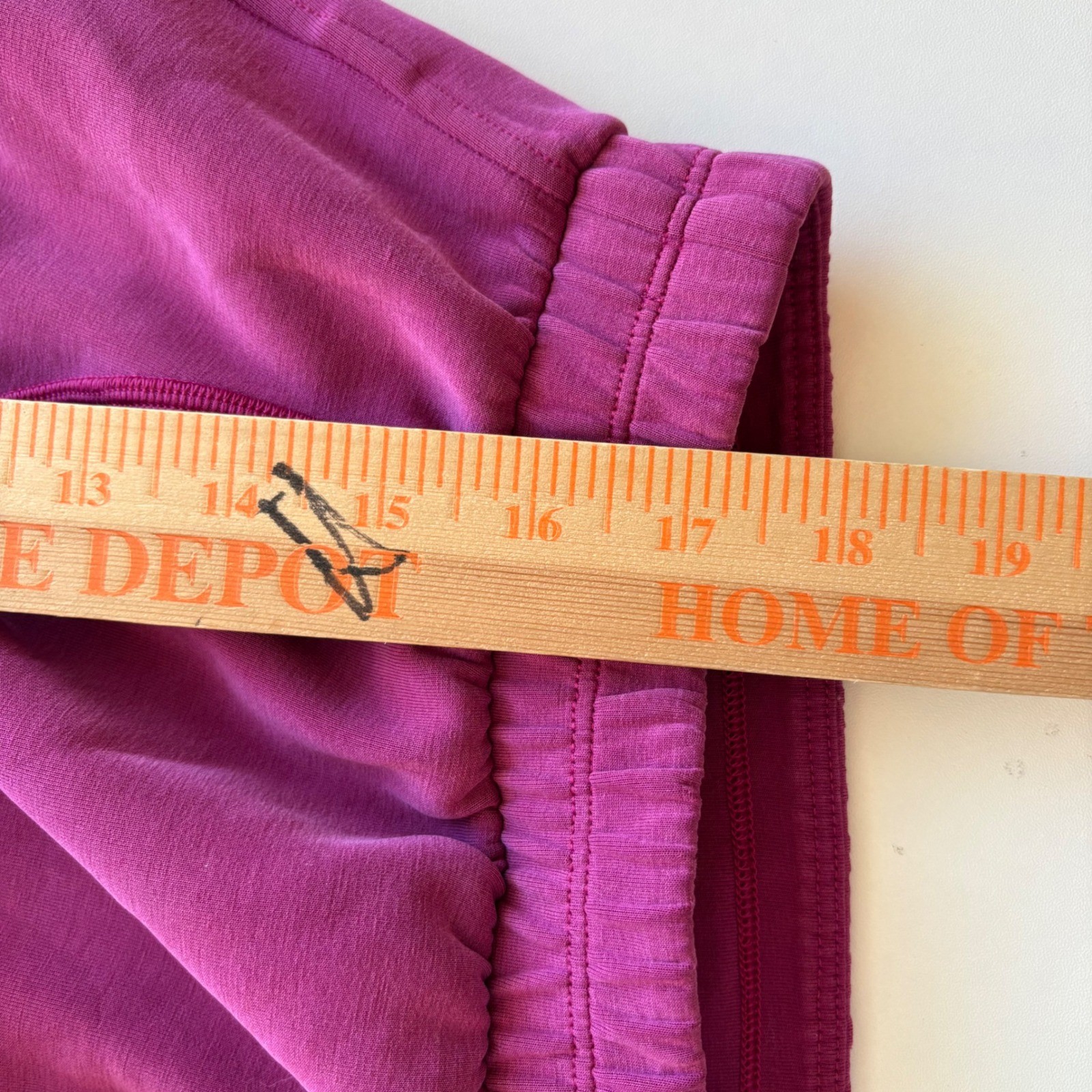 Lululemon Align Cropped Short Sleeve Top Magenta Size 6 NWOT