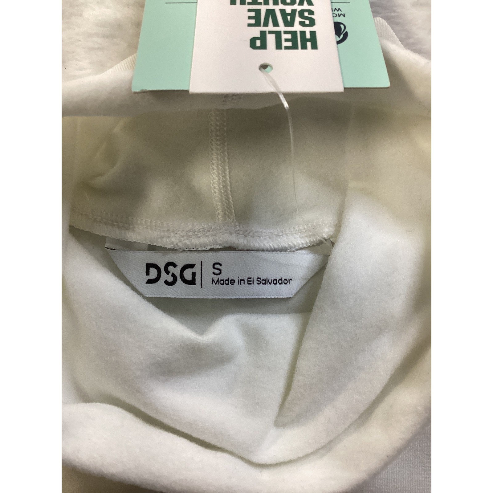 DSG Womens Cold Weather Compression Turtle Neck Pure White DAW23600 Small NWT