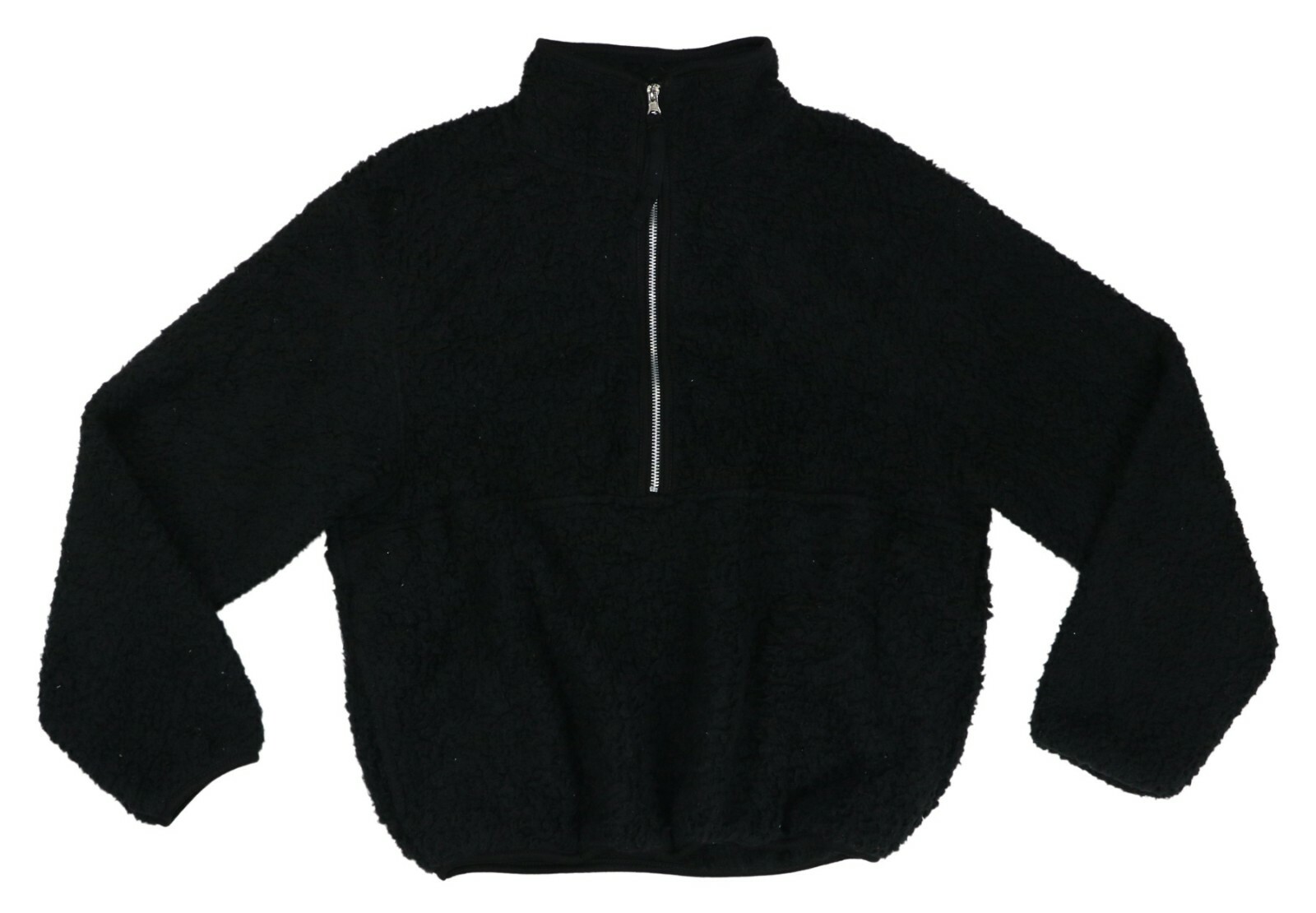 Cotton On Body Faux Sherpa Fleece Half-Zip Pullover Top NWT