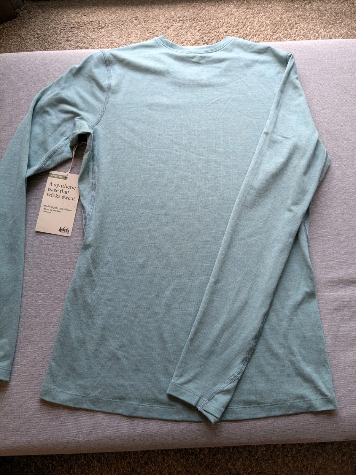 Rei Midweight Long Sleeve Base Layer Top Women Size S