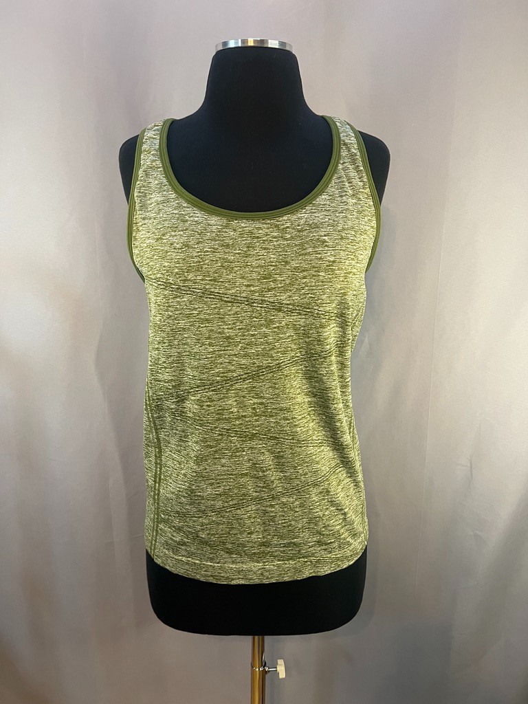 DISBEST Womens L 3-Pack Racerback Yoga Tank Tops | Athleisure Spacedye | Gymcore
