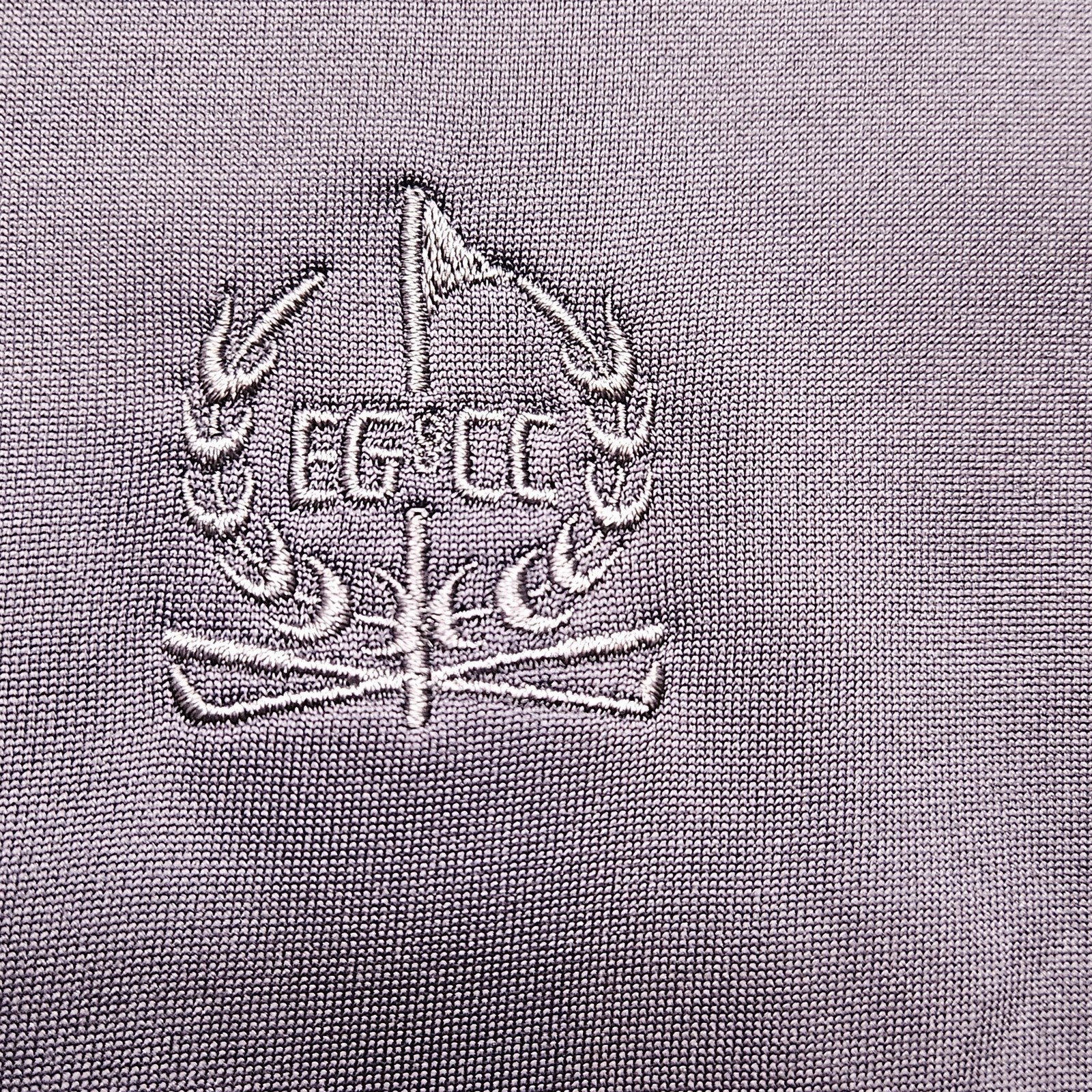 Cutter & Buck Pullover Womens Medium Purple CB DryTec Golf Quarter Zip EGCC Logo