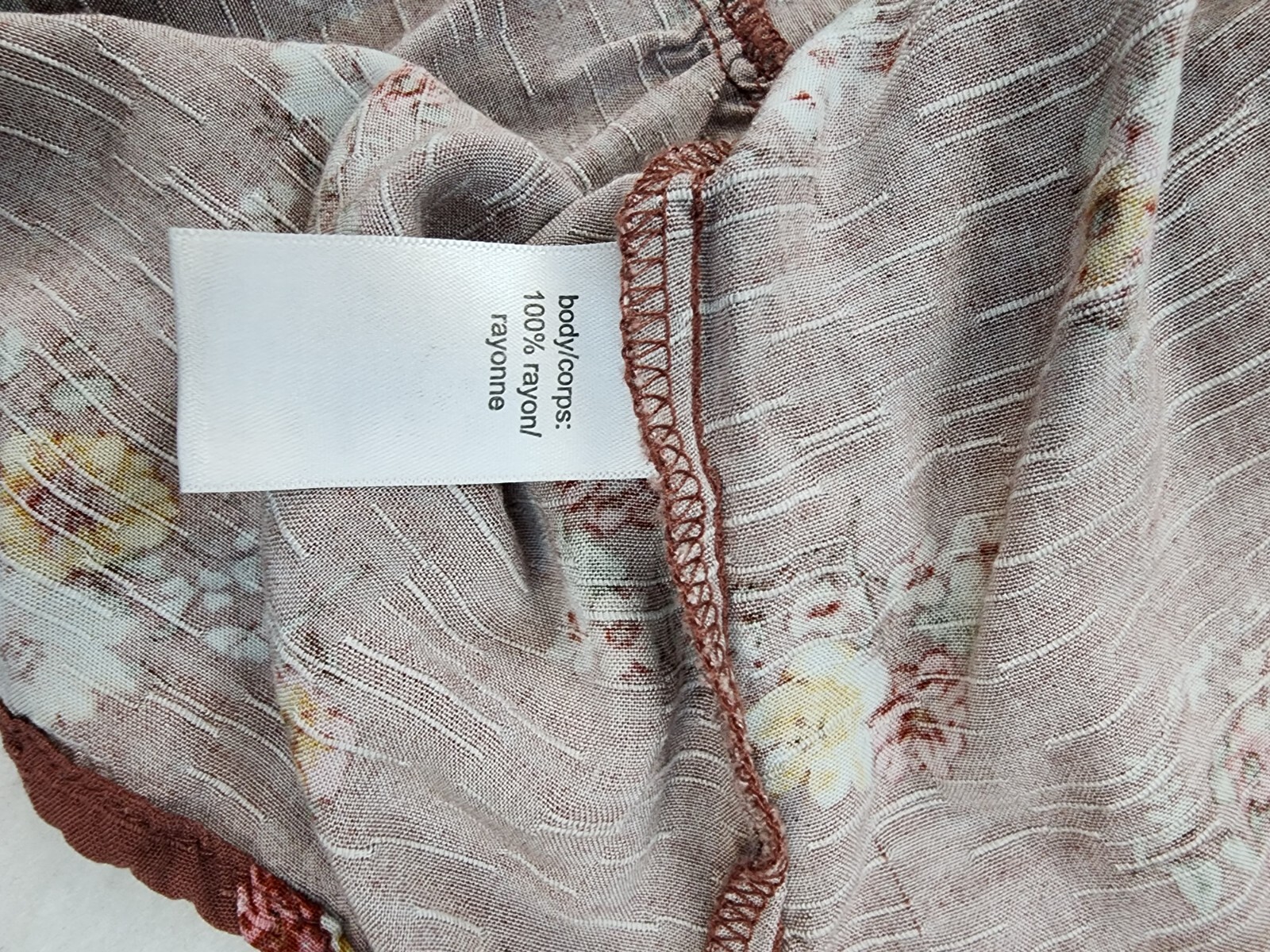 Maurices XL Boho Romantic Cottage Core Scoop Neck Flowy Balloon Sleeve Floral