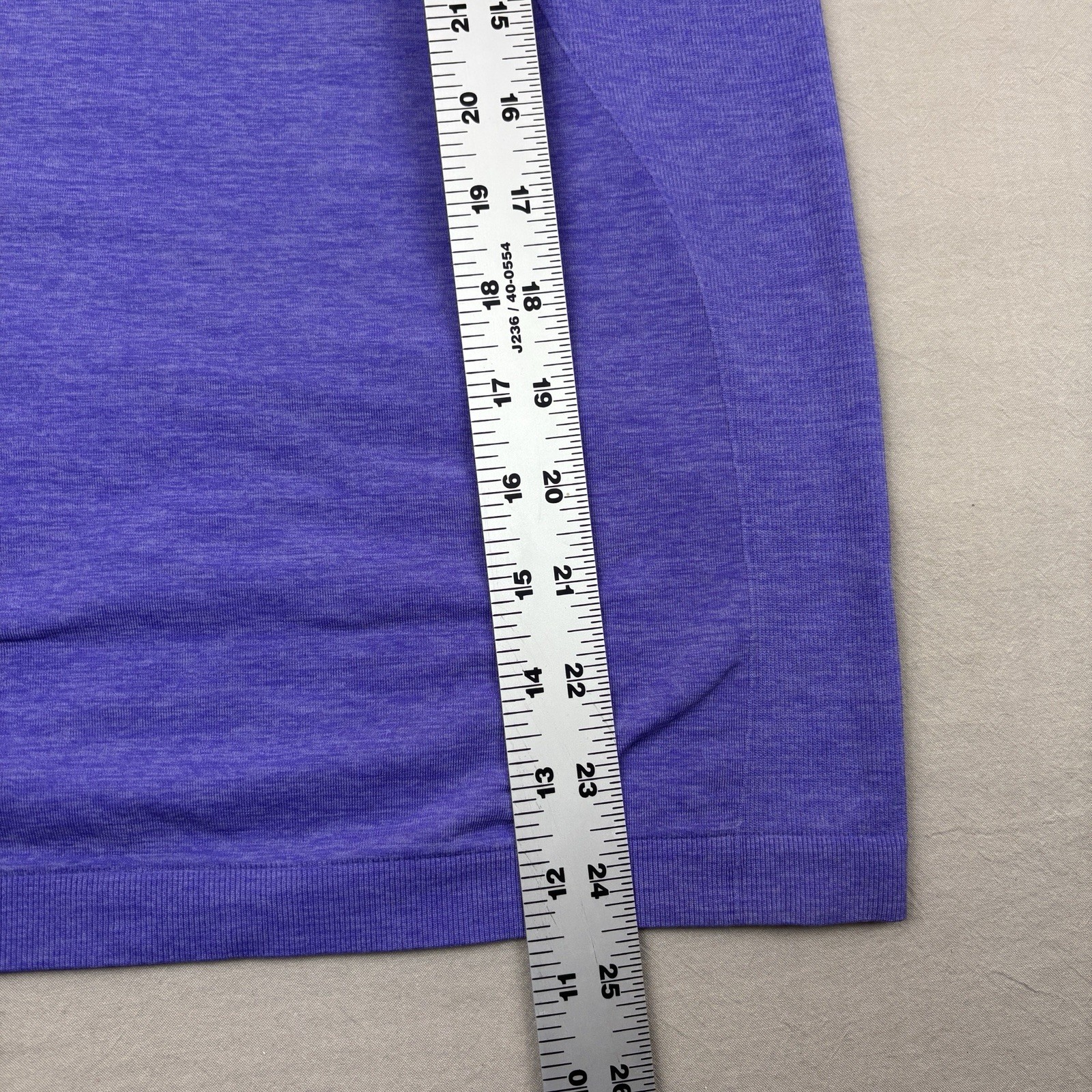 Lululemon Ebb & Flow Racerback Tank Top Size 8 PowerPurple Workout Yoga Exercise