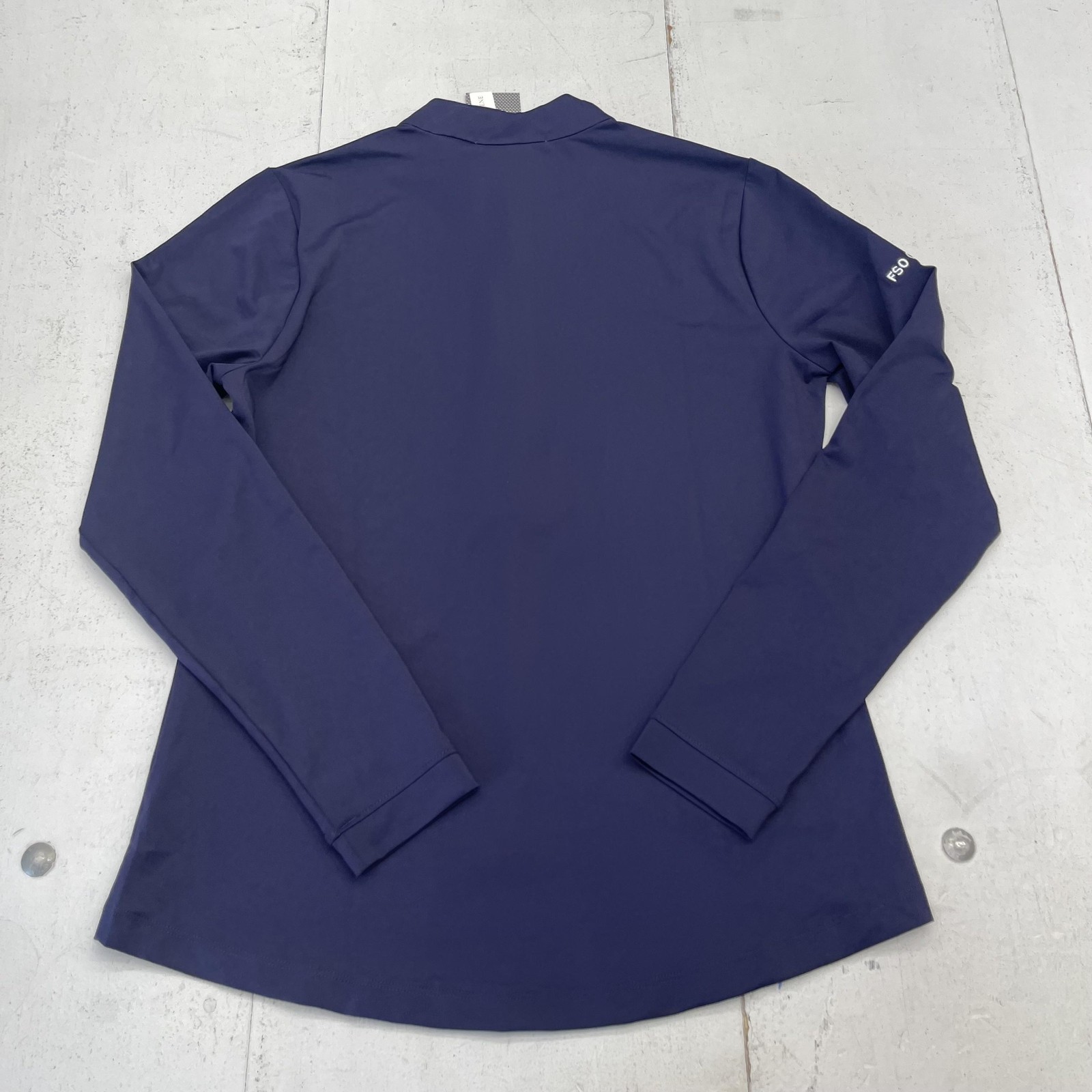 Fairway & Greene Pullover Womens Medium Blue Eclipse 1/4 Zip UPF 50 Golf Top
