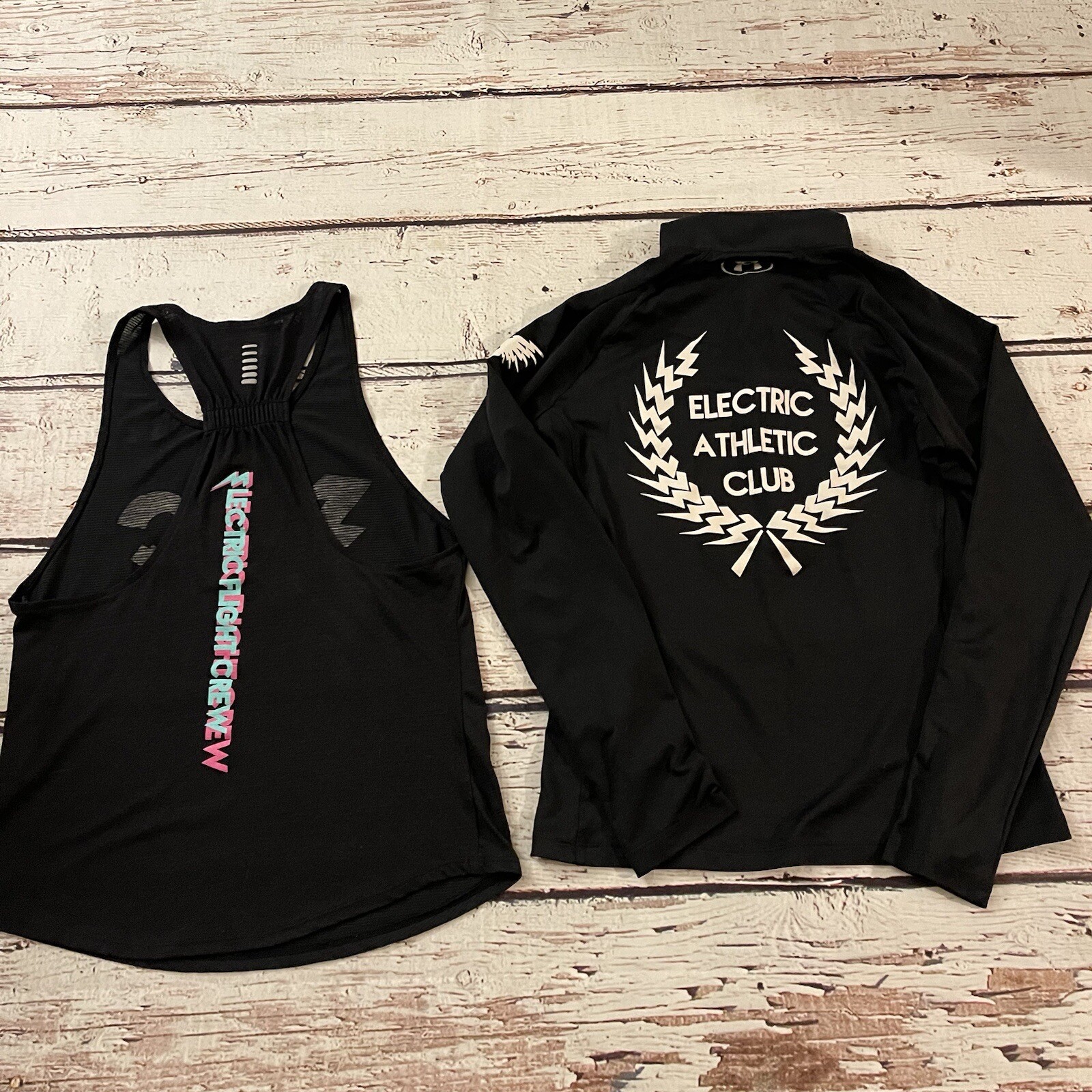 Under Armour Tank/Pullover Womens Small Racerback Electric Athletic Club Running