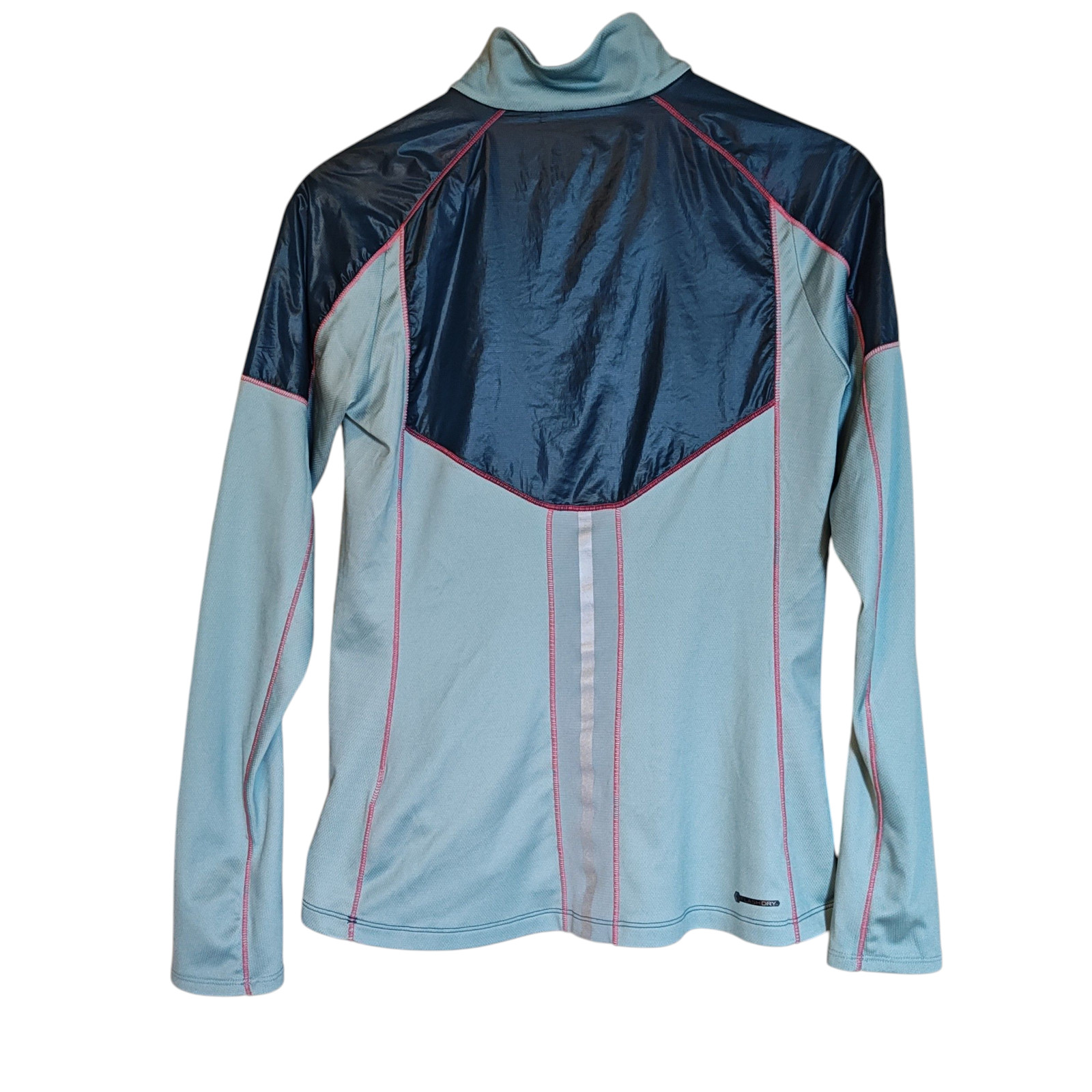 North Face Pullover Womens Small FlashDry Lightweight Running Reflective 1/4 Zip