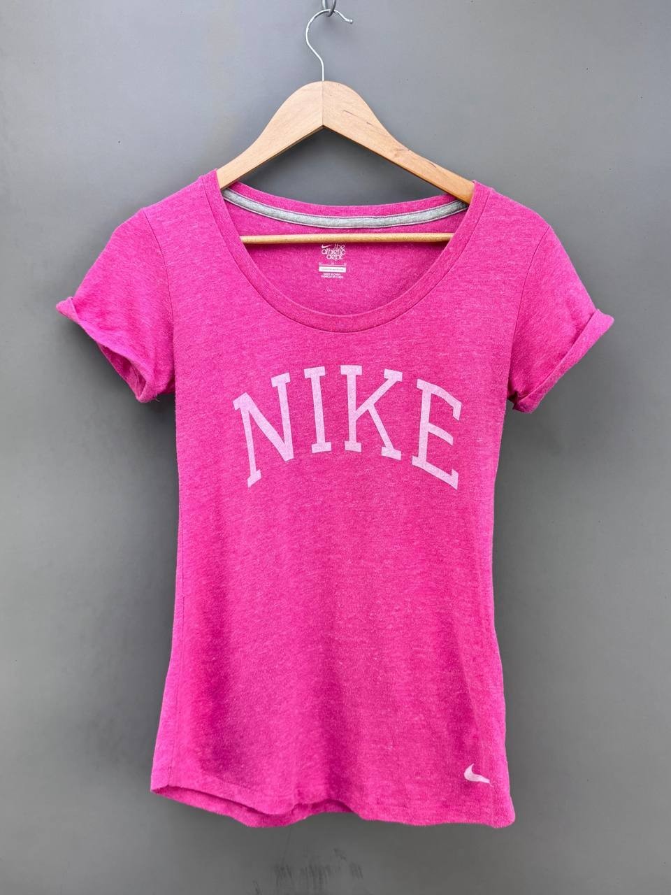 Nike The Athletic Dept. Womens Pink Short Sleeve Pullover Crewneck T-Shirt Sz M