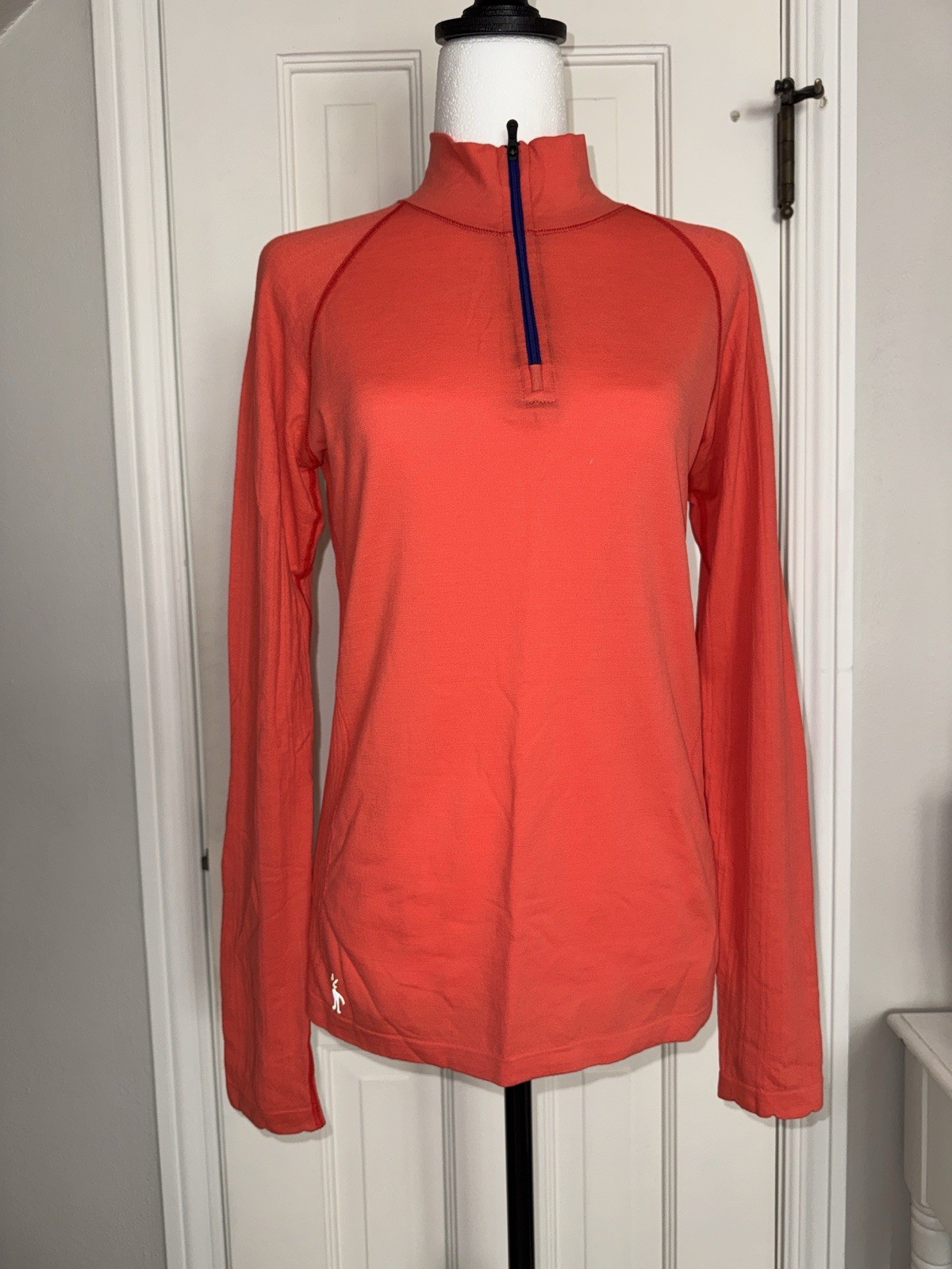 Smartwool Women’s Coral Classic Merino Blend 1/4 Zip Base Layer Size M