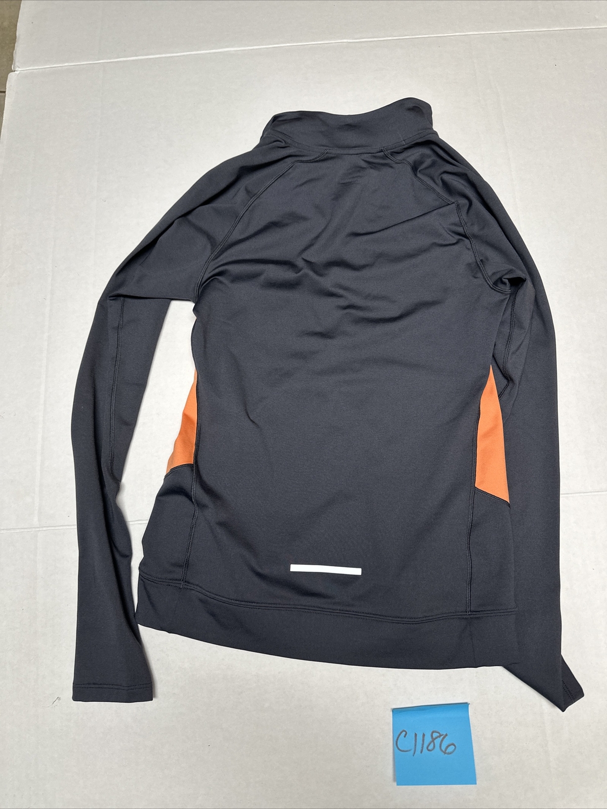 Second Skin 1/4 Zip Pullover Cold Weather Compression Gray Top – Womens Small