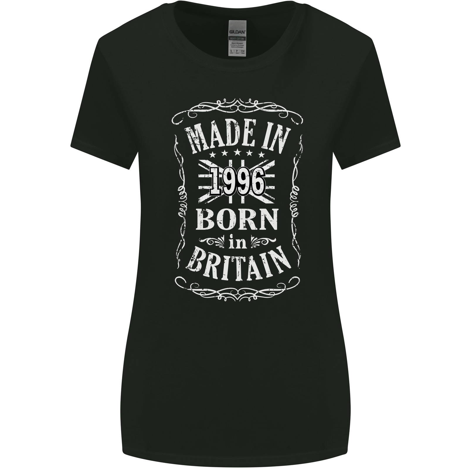 Born In Britain 29th Birthday Made 1996 Womens Wider Cut T-Shirt