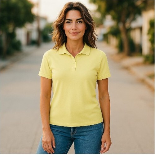 Devon & Jones Women’s Dri-Fast Pique Polo – New Butter Yellow – Size 2XLarge