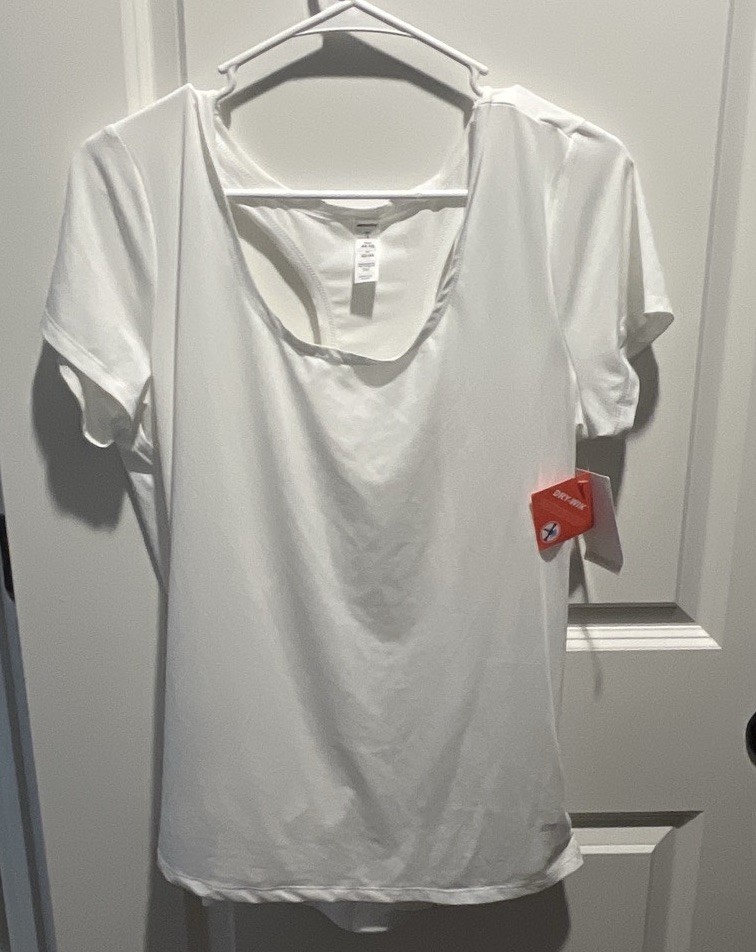 Marika Dry-Wik White Short Sleeve Top