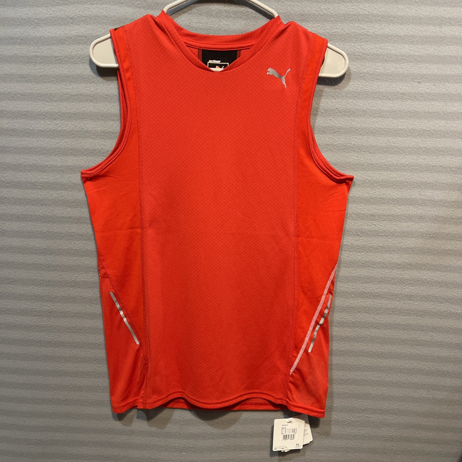NWT Puma Tank Top Sless Tee Red Sportlifestyle Sz S USP Cyclo Fresh Plus Sports